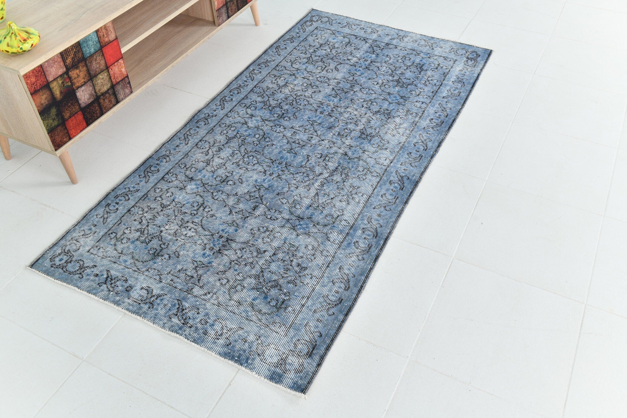 Turkish Vintage Rug 6’5’ x 3’4’