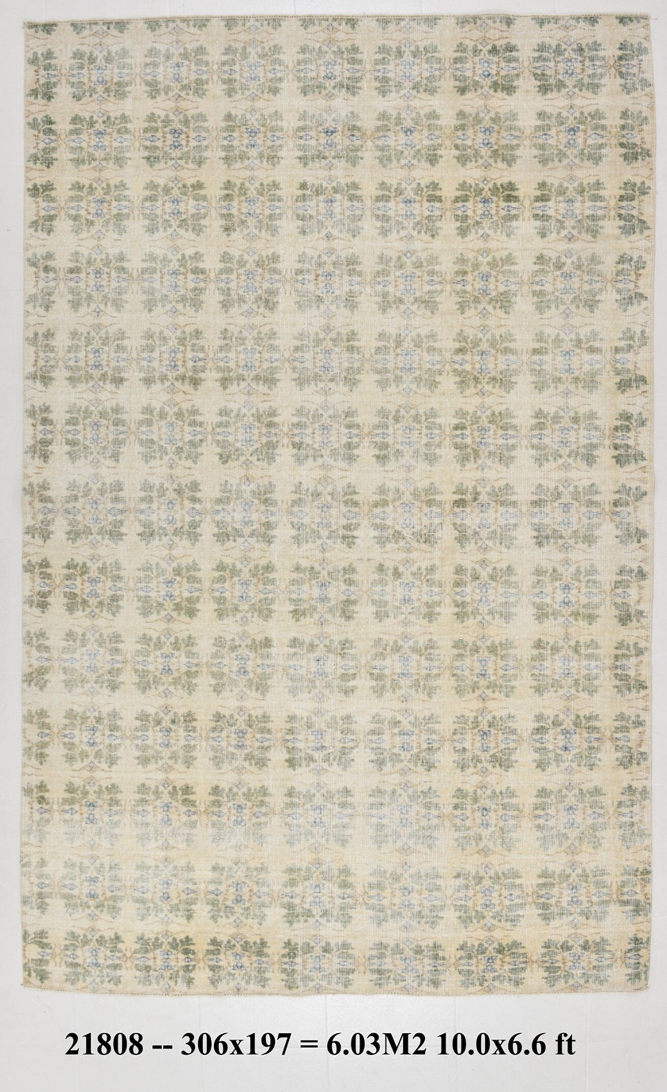 Turkish Vintage Rug 6’6’’ x 10’0’’ ft