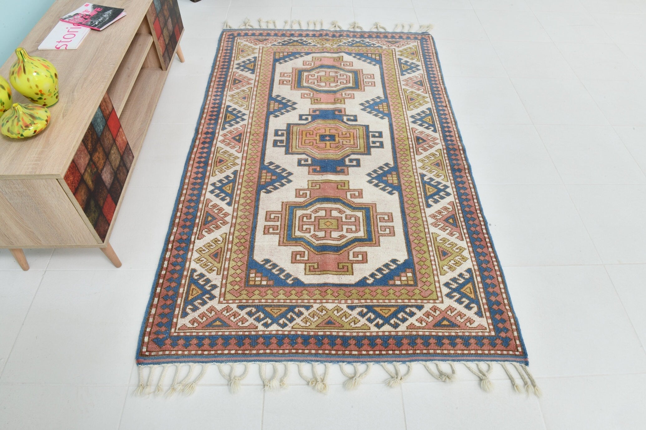 Turkish Vintage Rug 6’6’ x 4’0’
