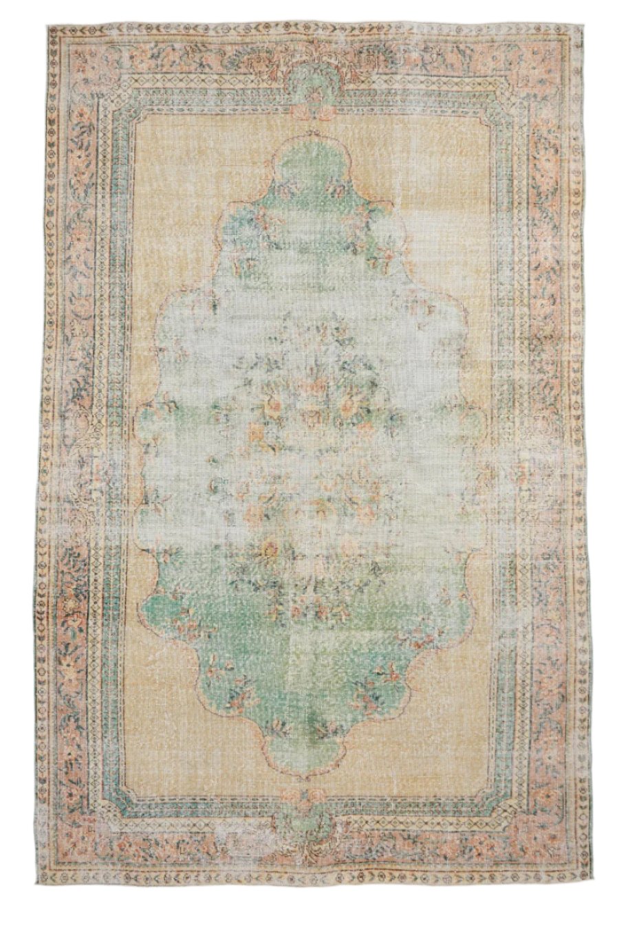 Turkish Vintage Rug 6’7’’ x 10’1’’ ft