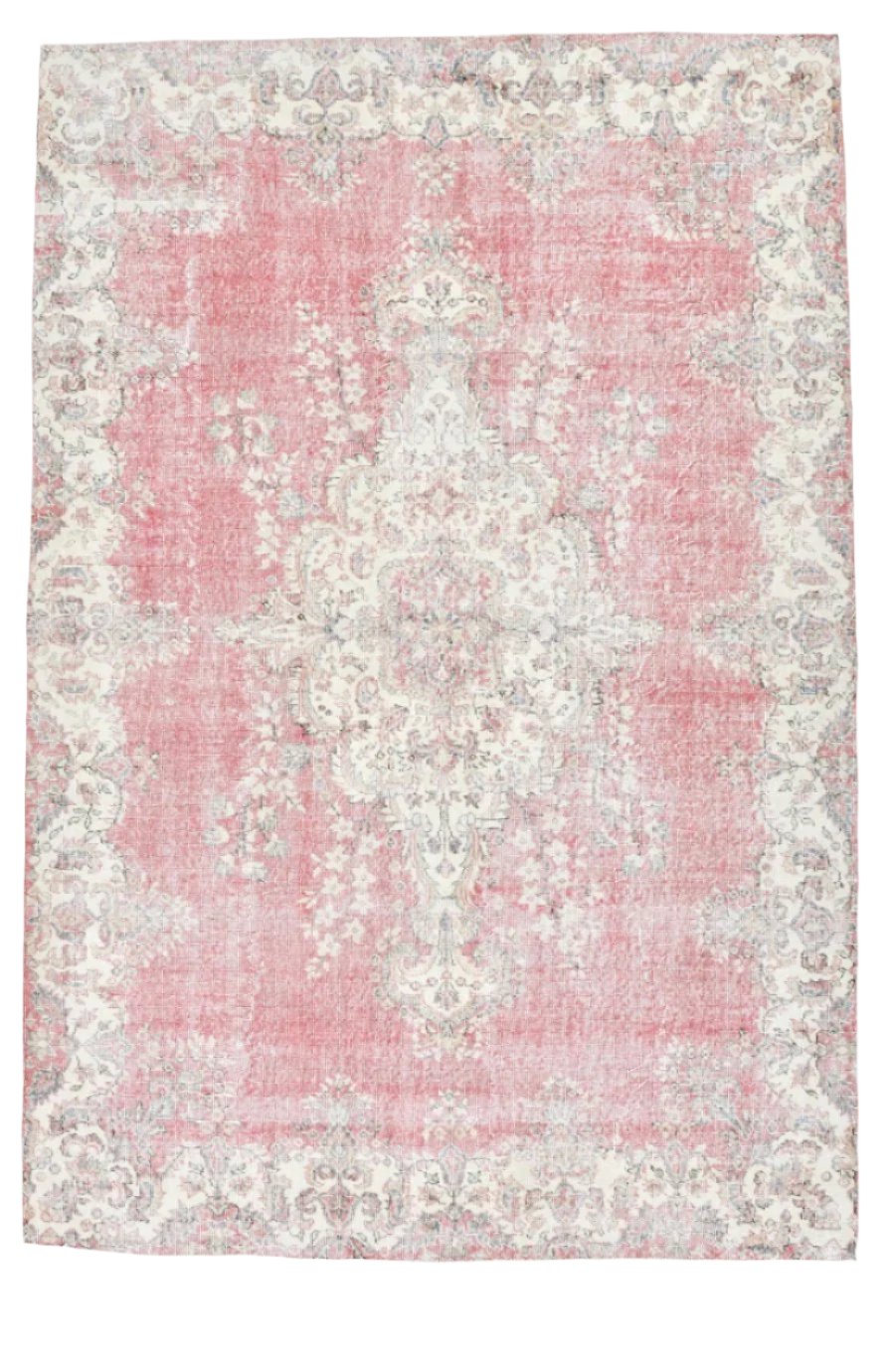Turkish Vintage Rug 6’9’’ x 10’0’’ ft
