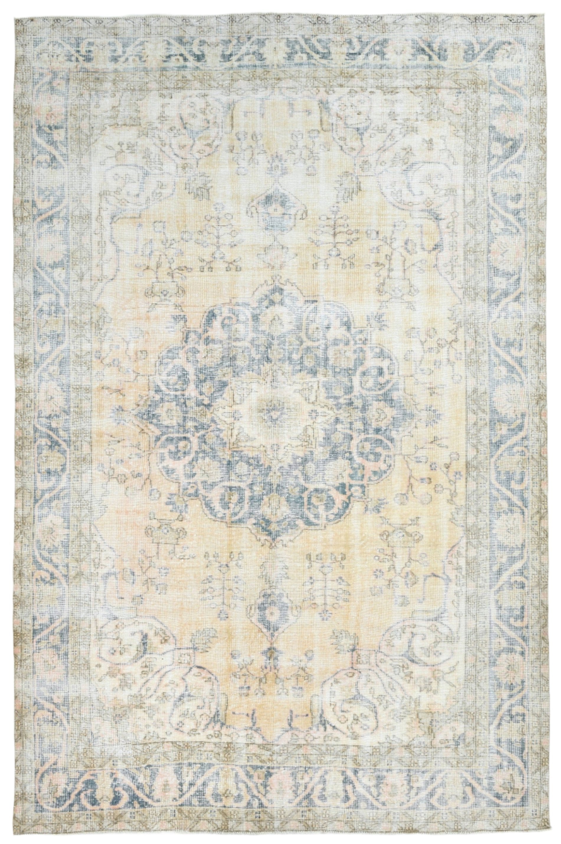 Turkish Vintage Rug 7’0’’ x 10’10’’ ft