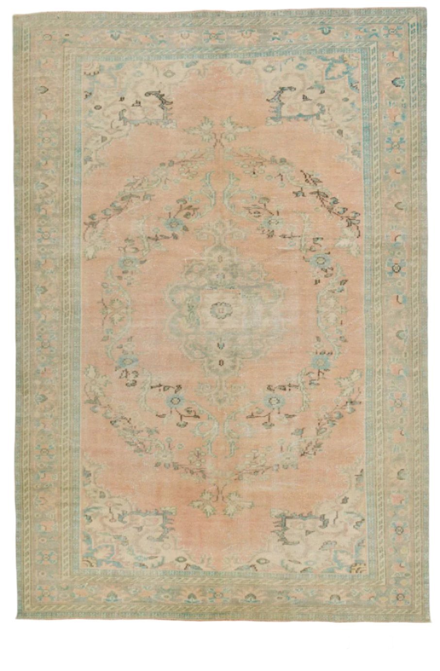 Turkish Vintage Rug 7’0’’ x 10’3’’ ft