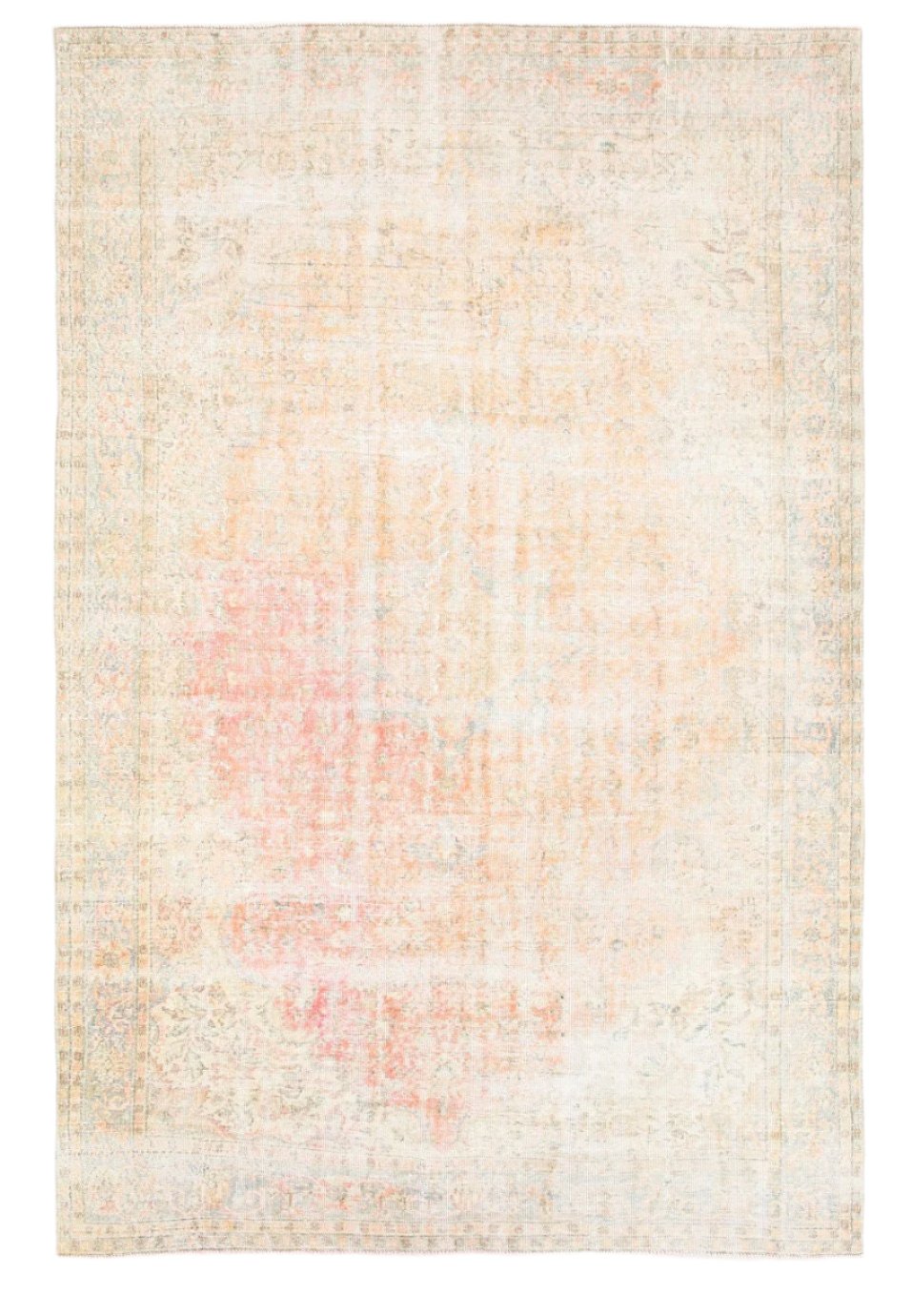 Turkish Vintage Rug  7'0" x 10'5" ft