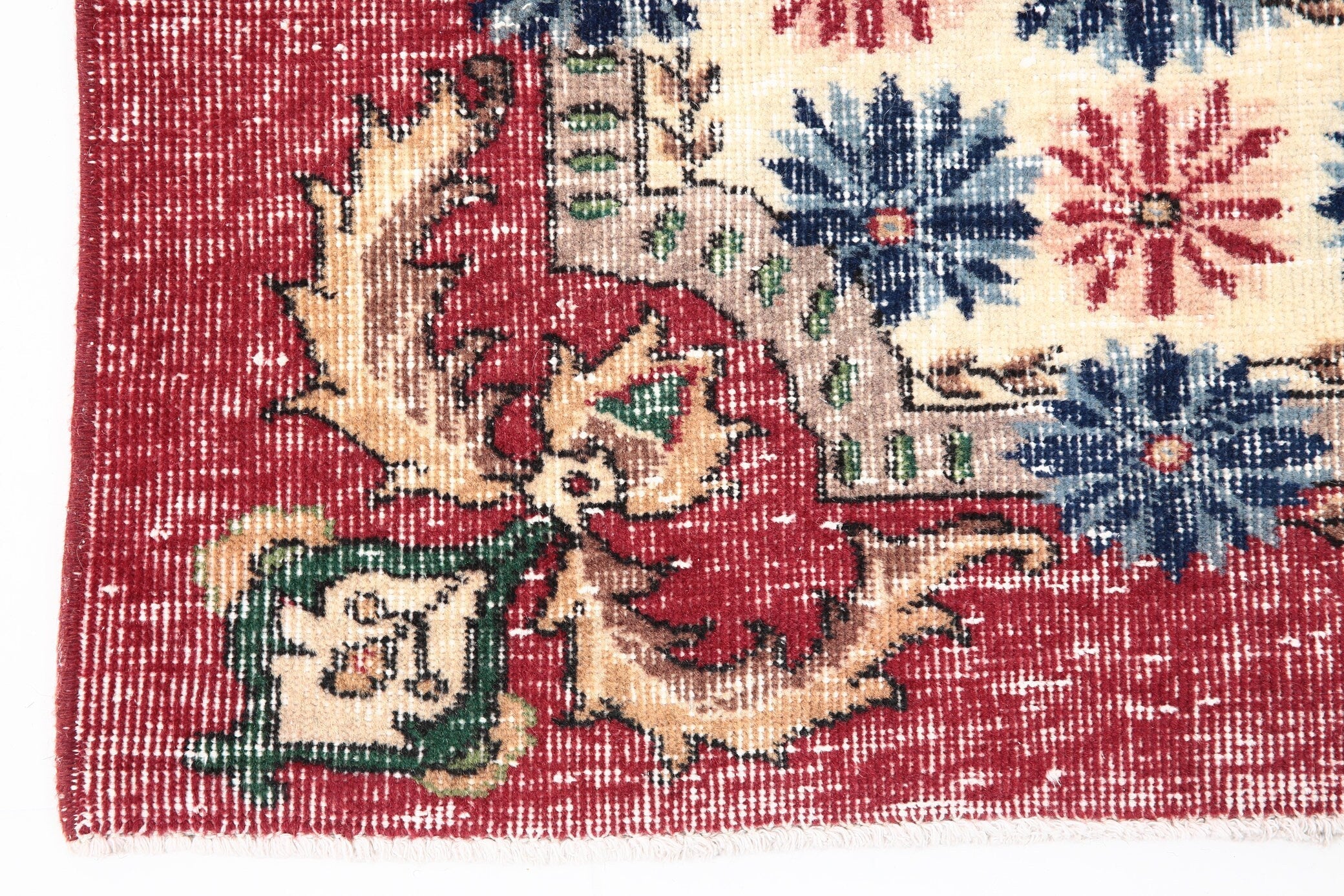 Turkish Vintage Rug 7’1’’ x 10’12’’ ft