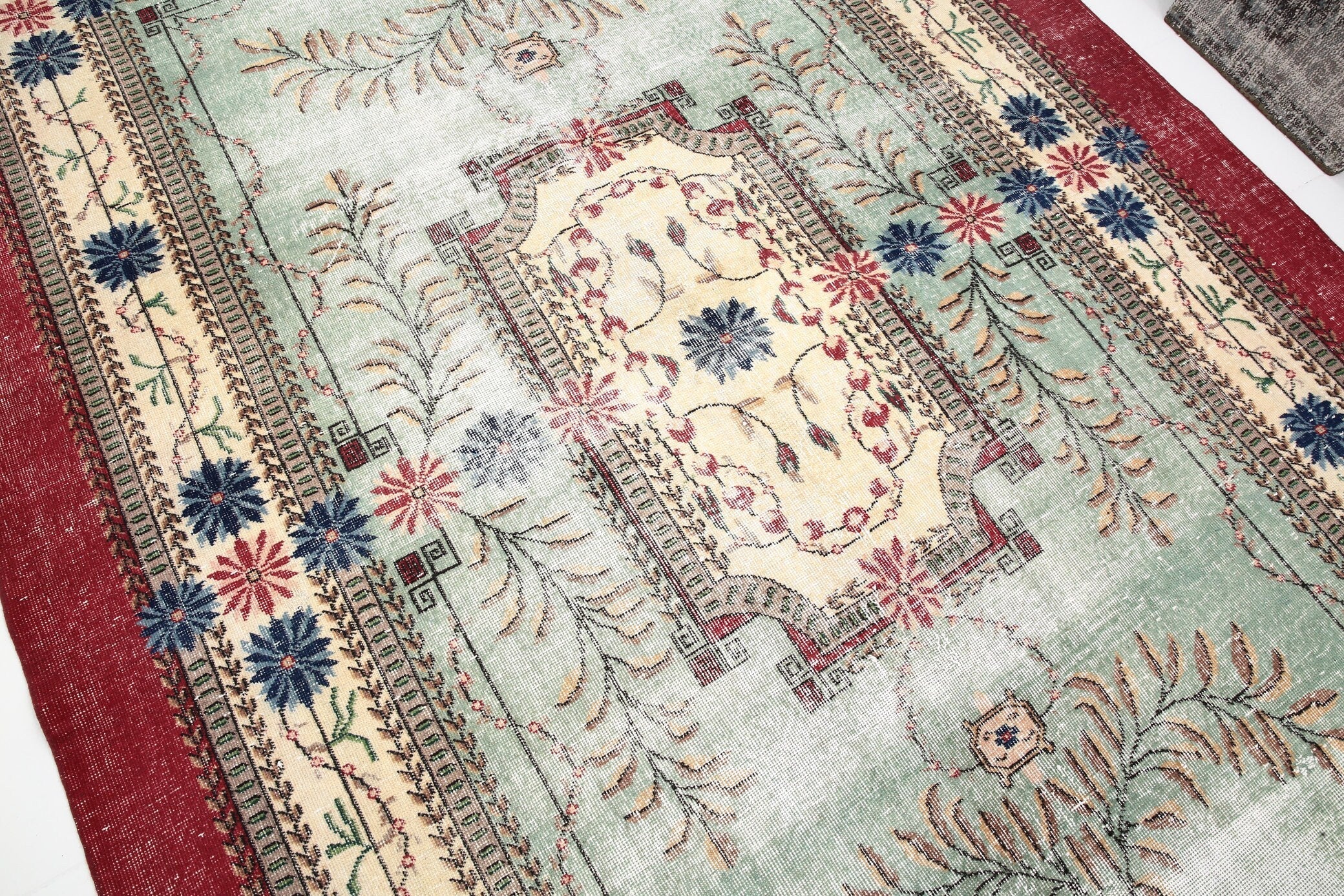Turkish Vintage Rug 7’1’’ x 10’12’’ ft
