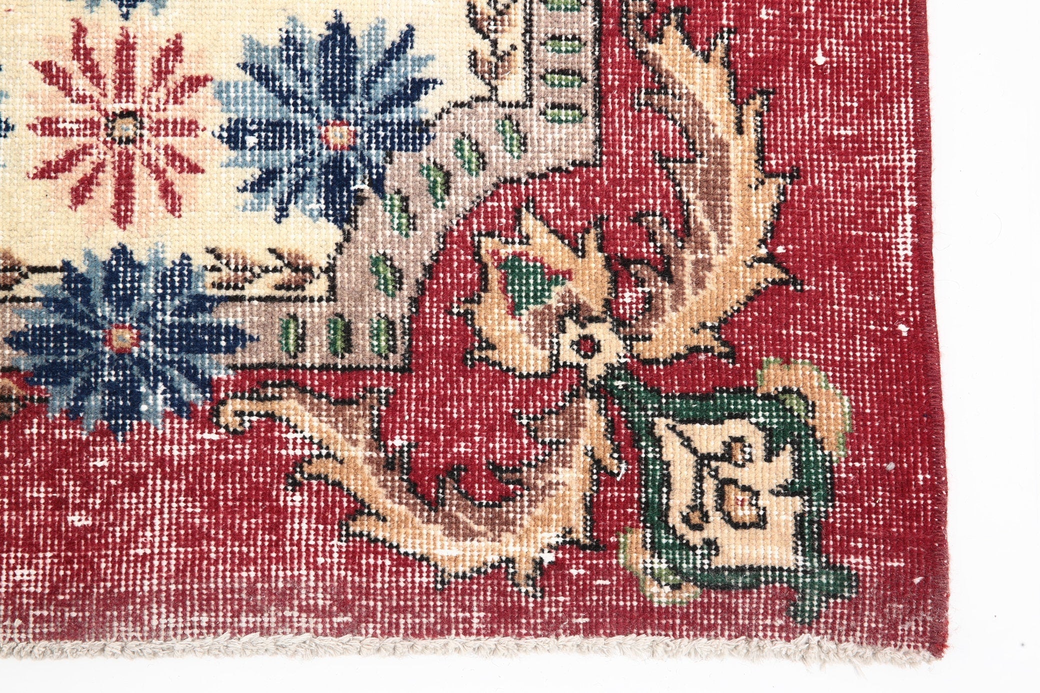 Turkish Vintage Rug 7’1’’ x 10’12’’ ft