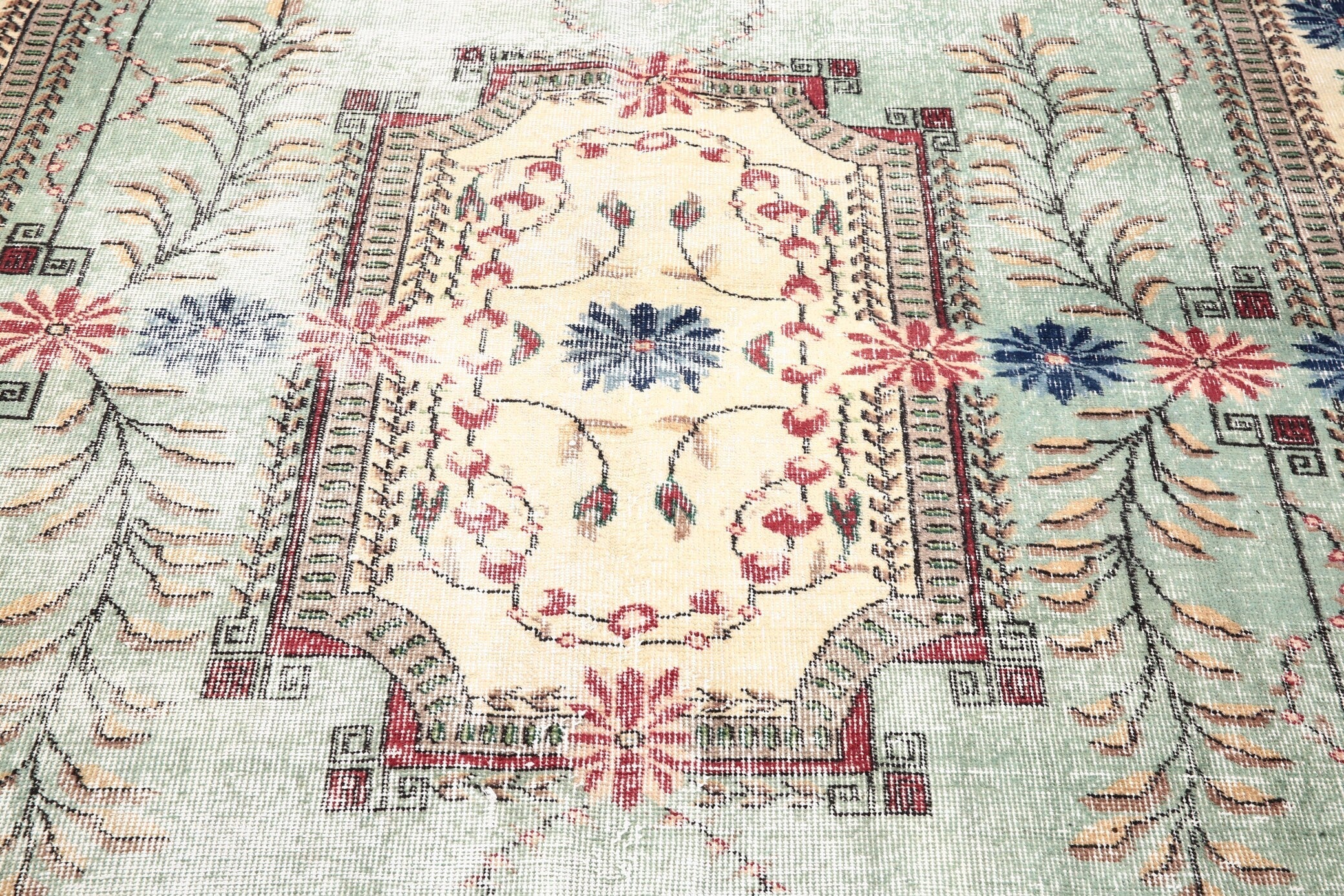 Turkish Vintage Rug 7’1’’ x 10’12’’ ft