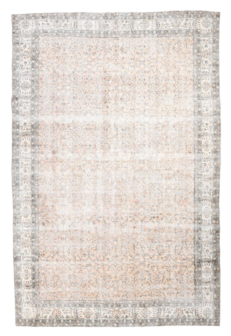 Turkish Vintage Rug  7'3" x 10'12" ft