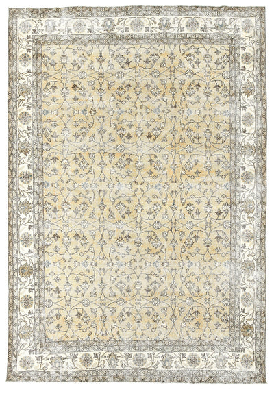 Turkish Vintage Rug  7'3" x 10'8" ft