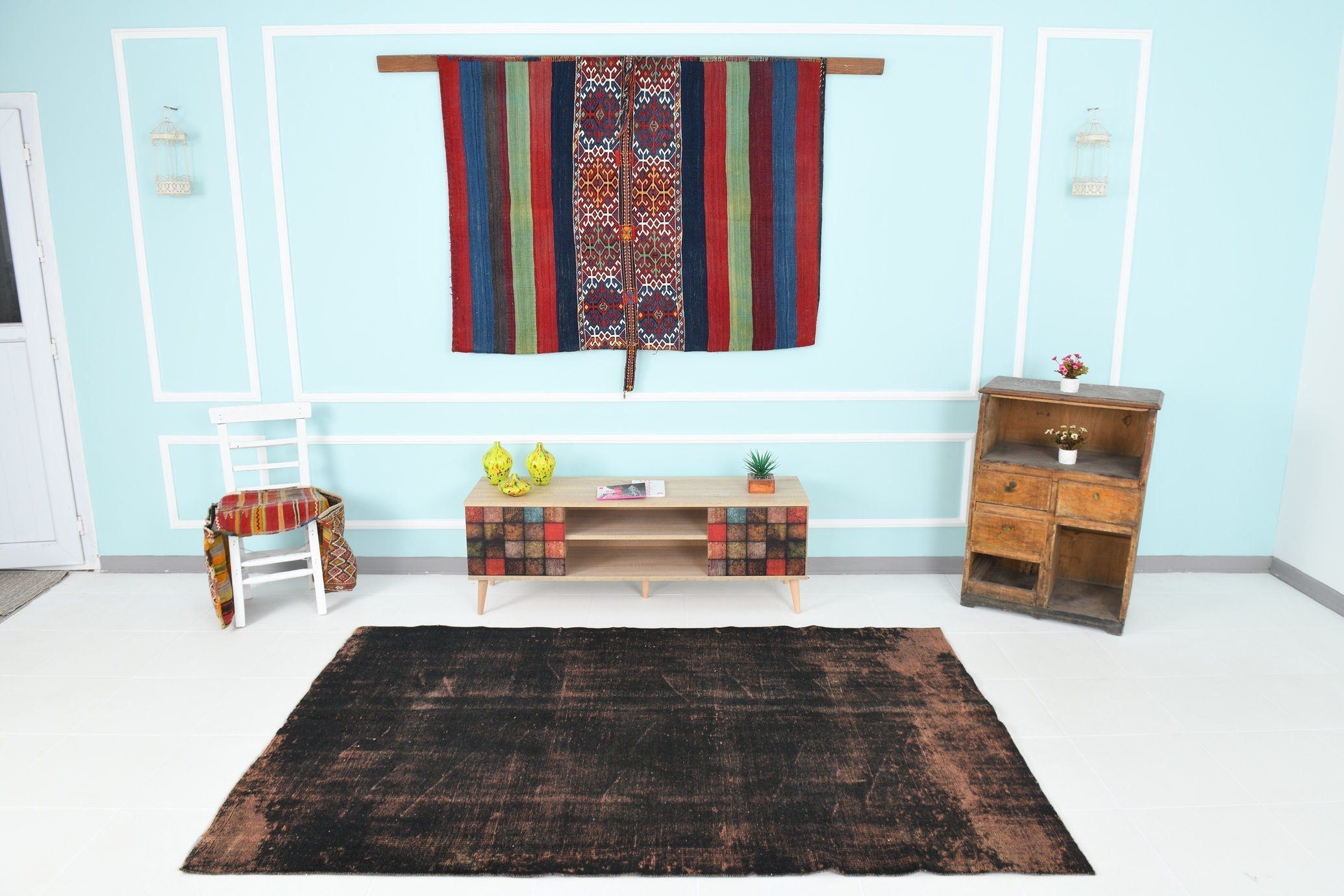 Turkish Vintage Rug 7’9’ x 4’12’
