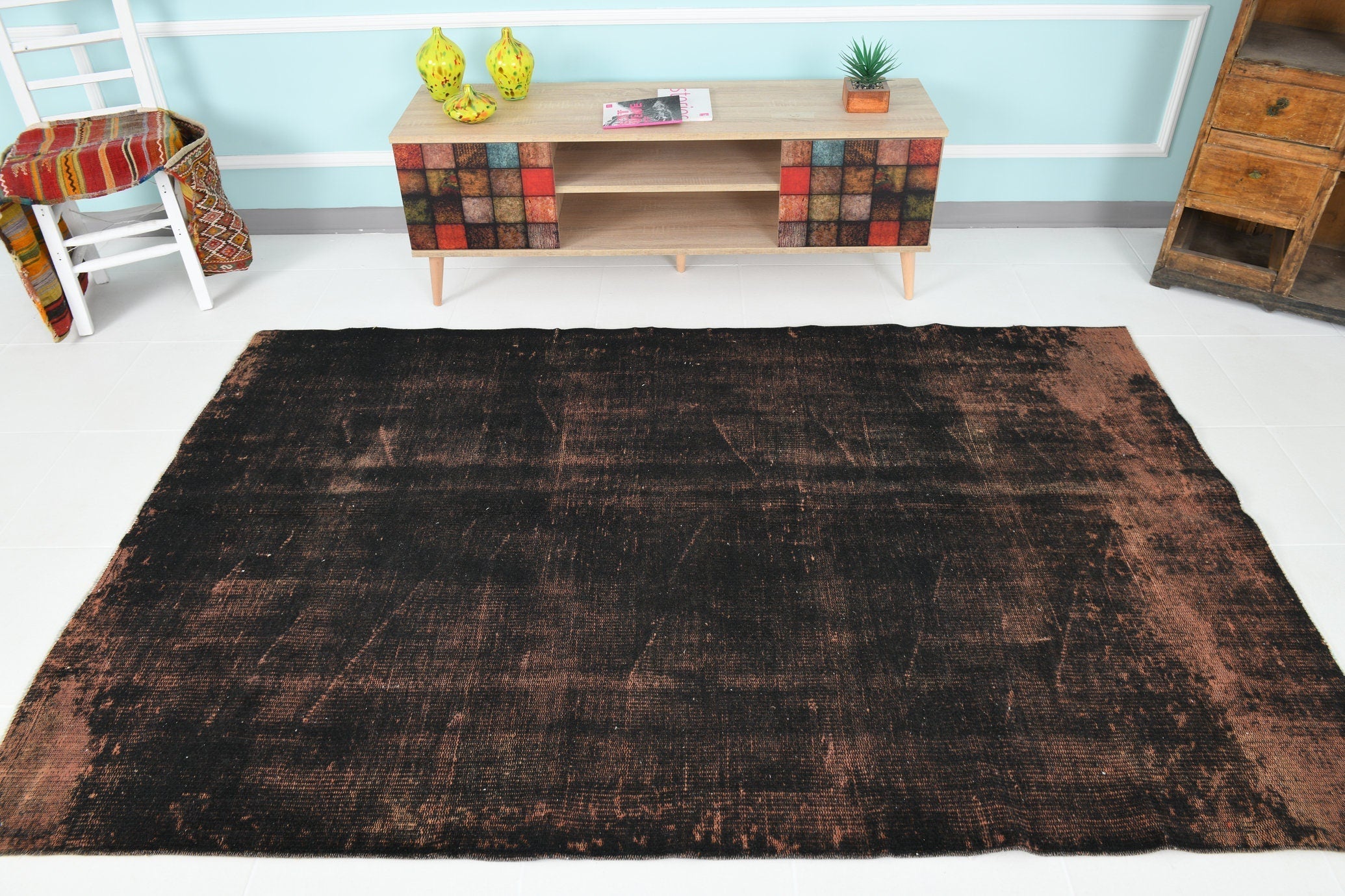 Turkish Vintage Rug 7’9’ x 4’12’