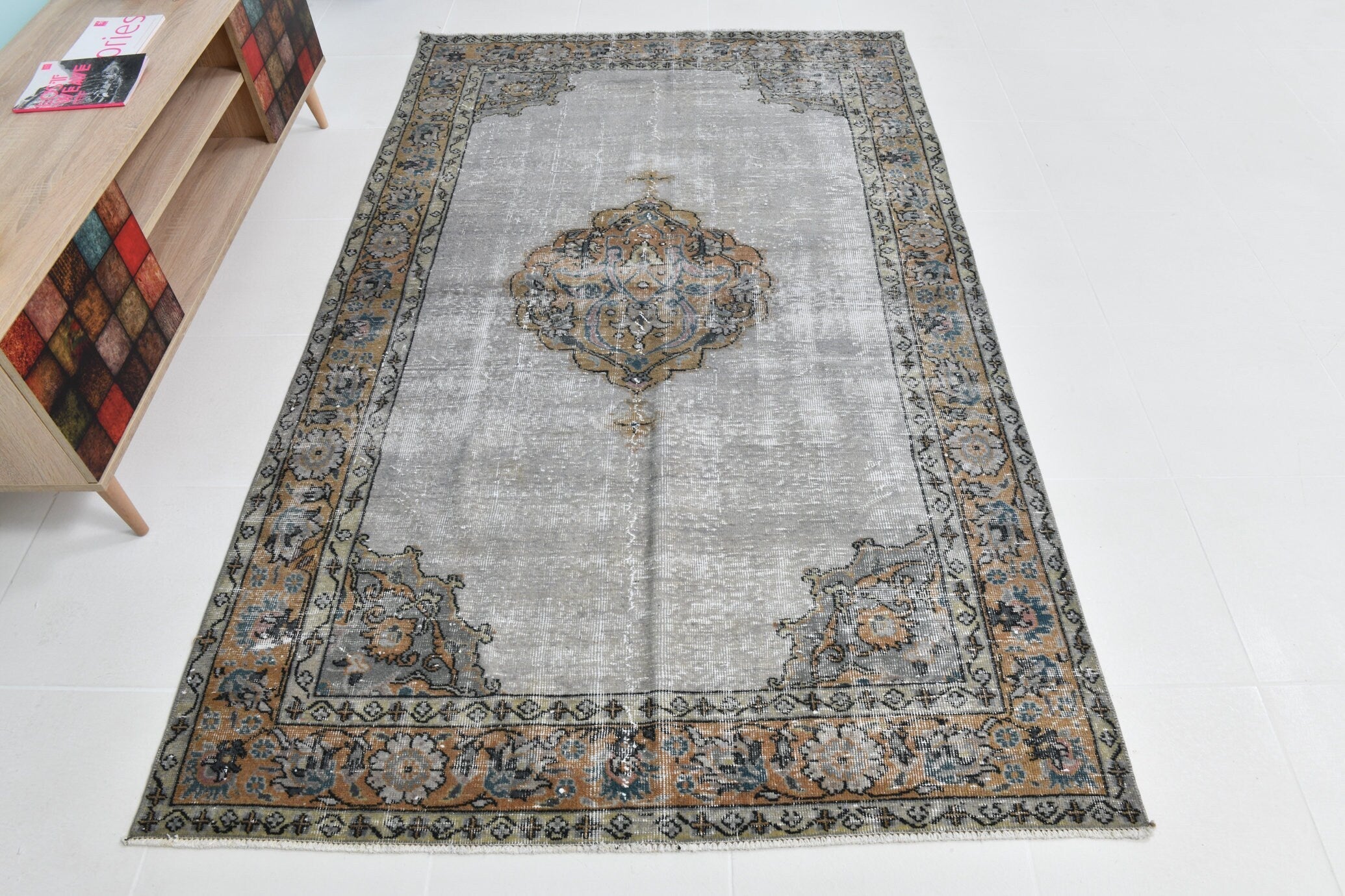 Turkish Vintage Rug 7’9’ x 4’8’