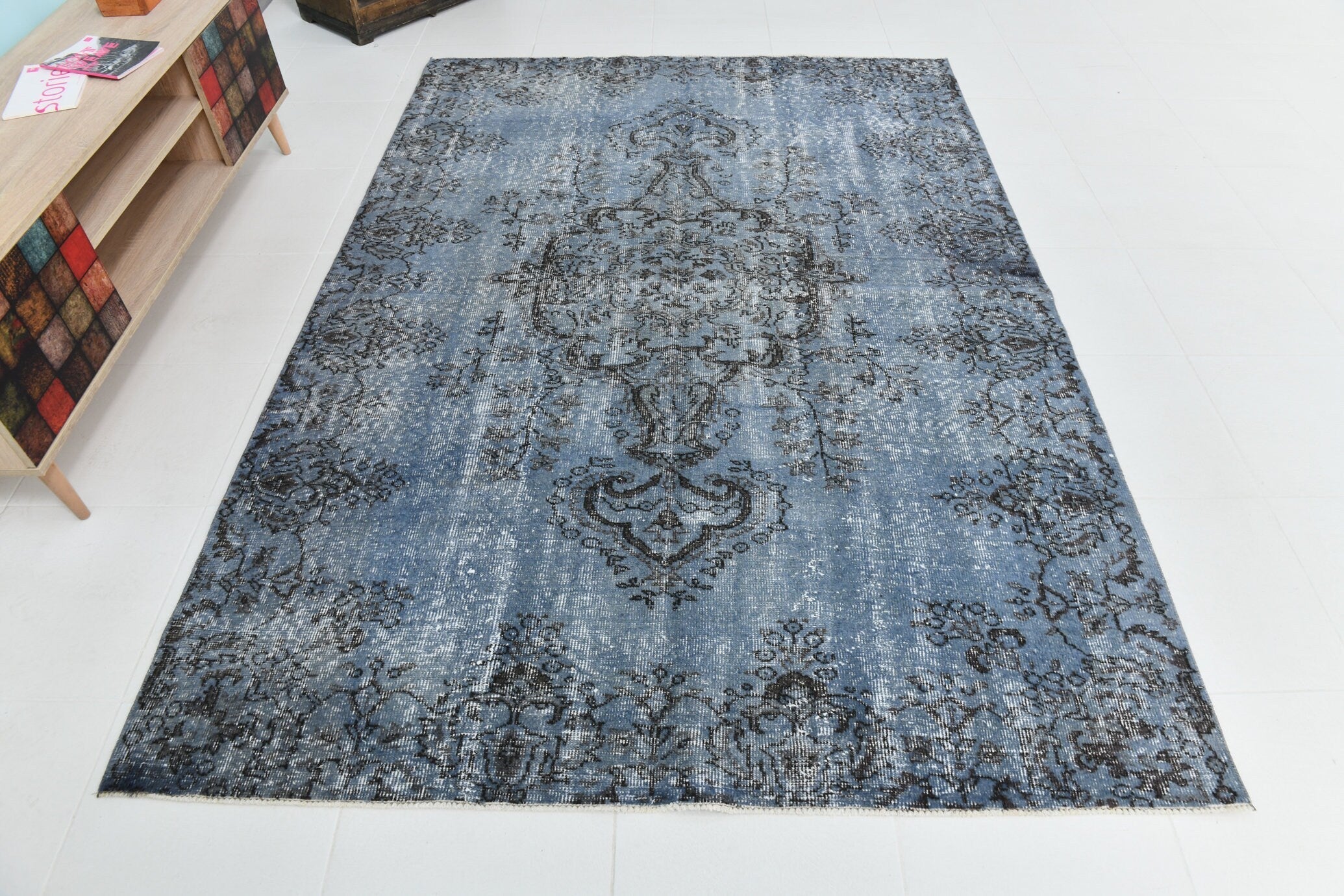 Turkish Vintage Rug 8’1’ x 5’8’