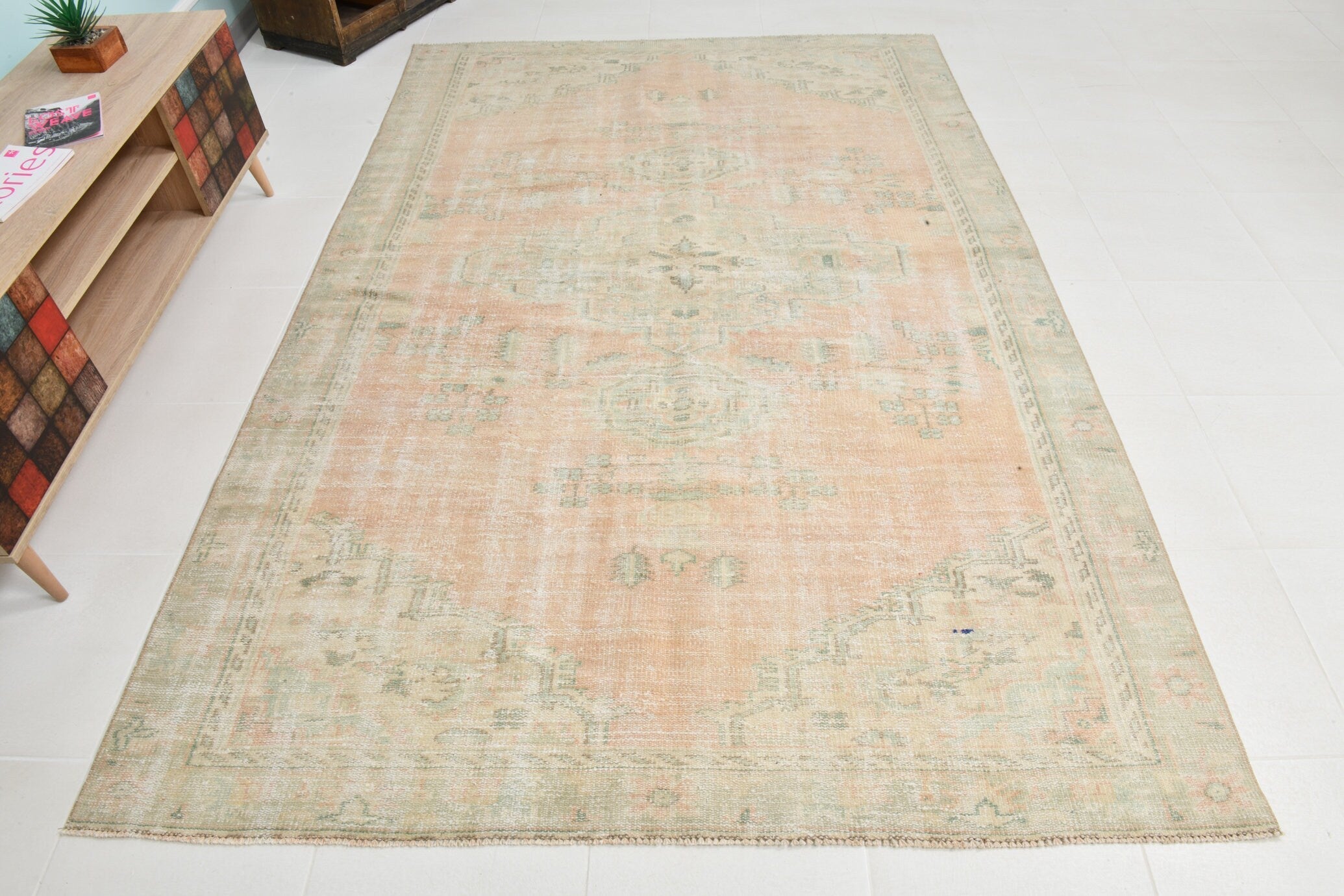 Turkish Vintage Rug 8’10’ x 5’12’