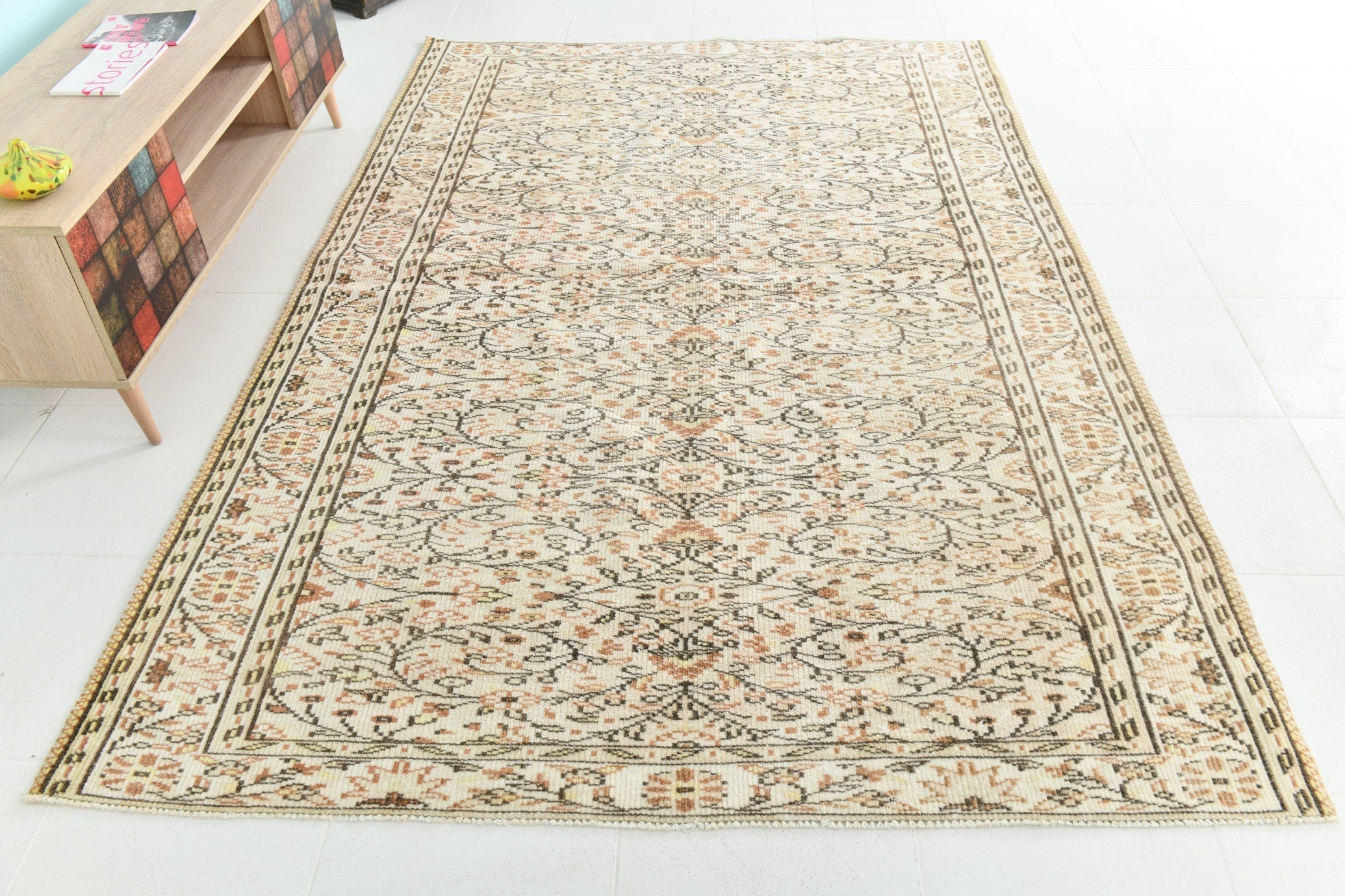 Turkish Vintage Rug 8’10’ x 5’12’