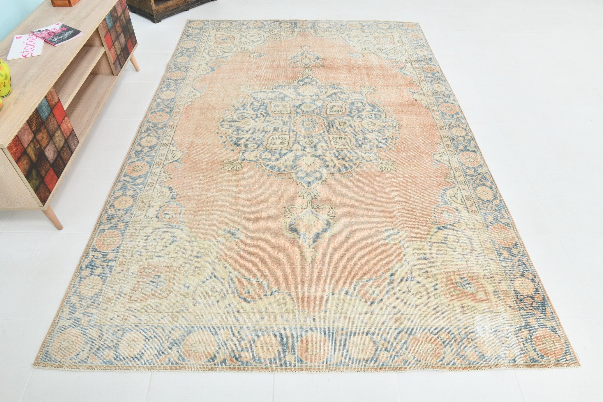 Turkish Vintage Rug 8’11’ x 6’0’