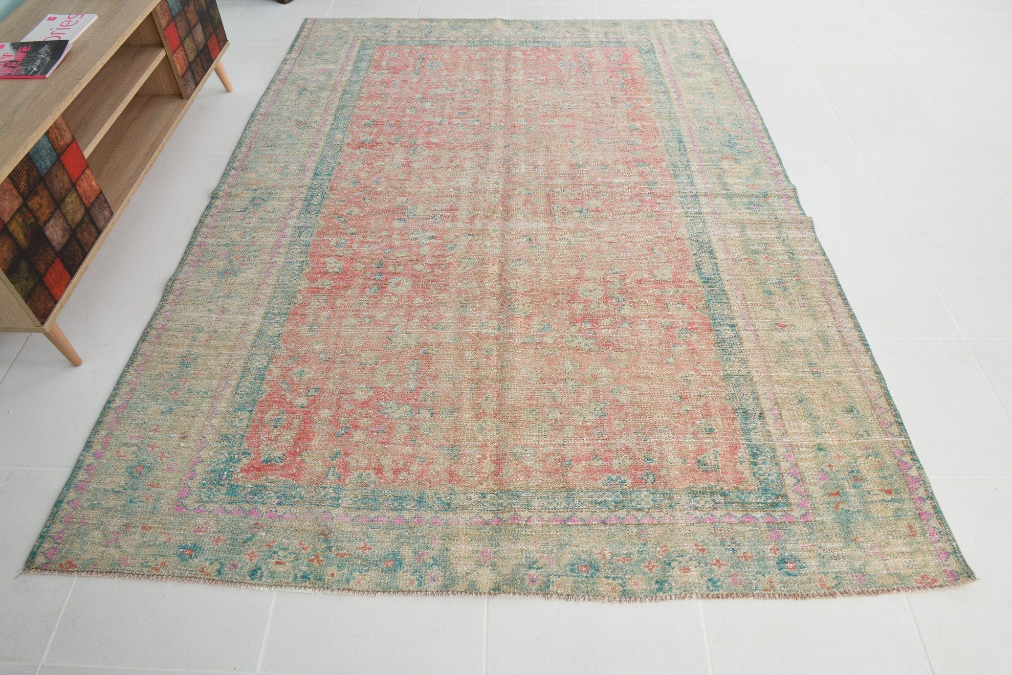 Turkish Vintage Rug 8’2’ x 5’12’