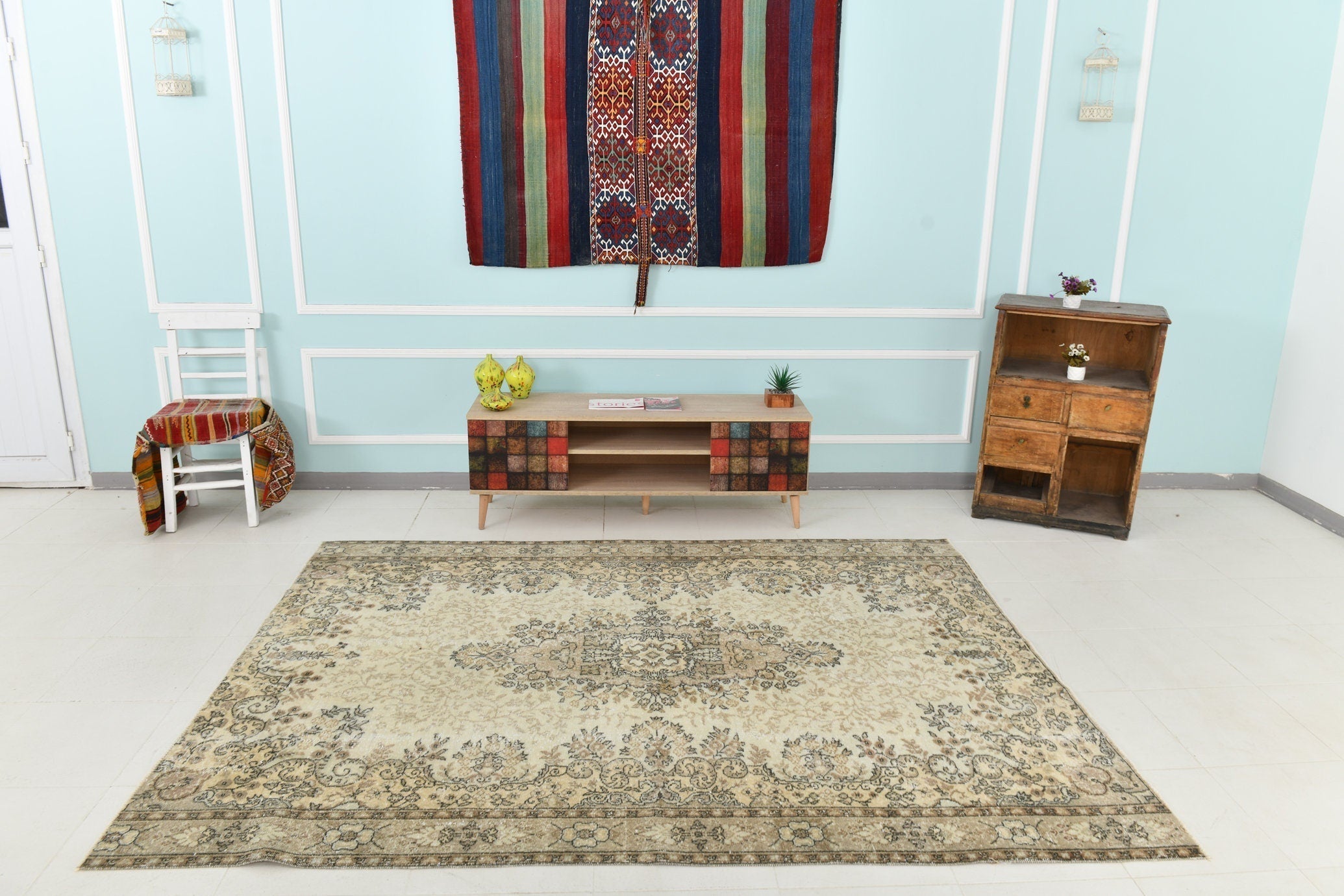 Turkish Vintage Rug 8’3’ x 6’6’