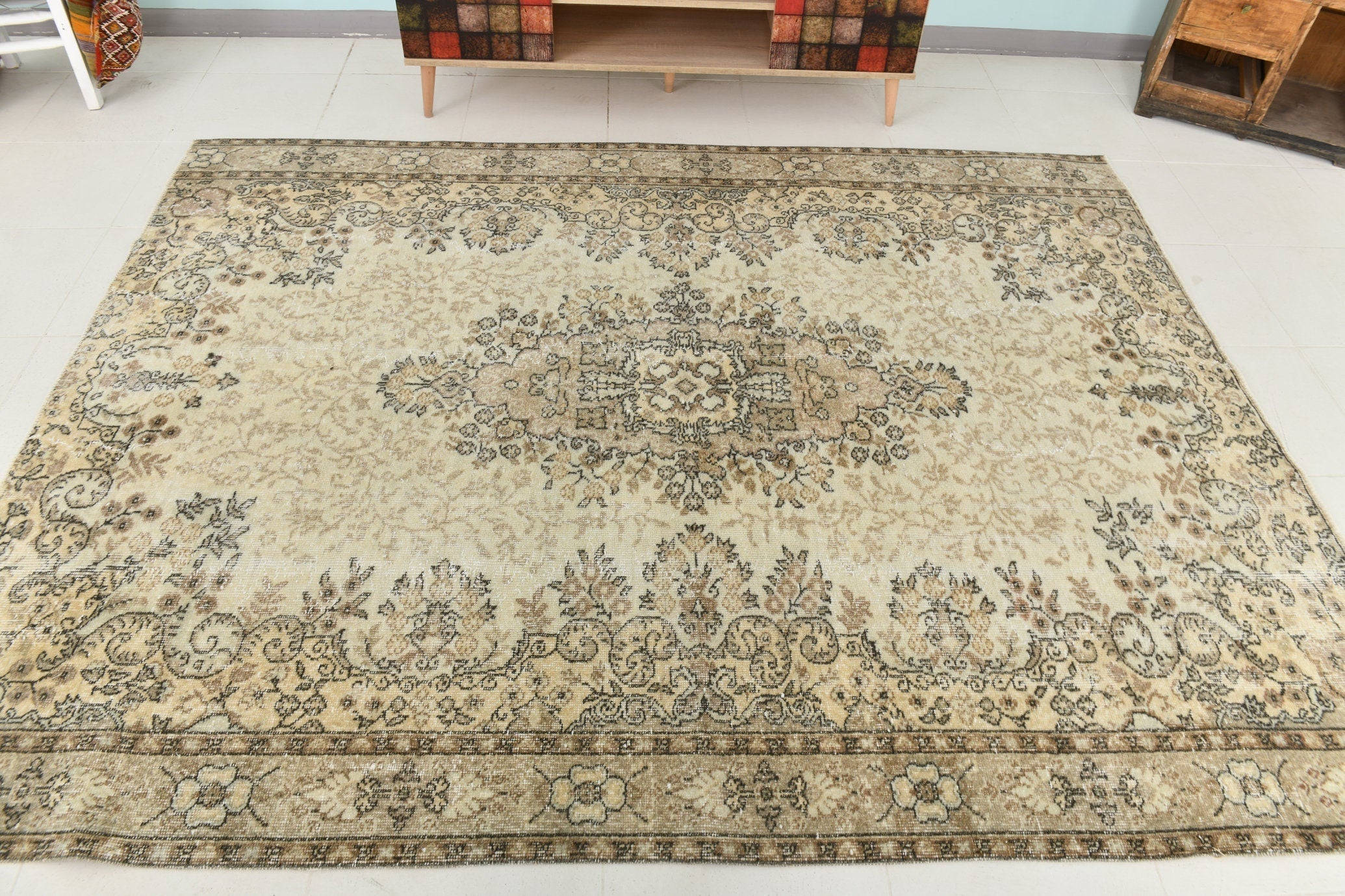 Turkish Vintage Rug 8’3’ x 6’6’