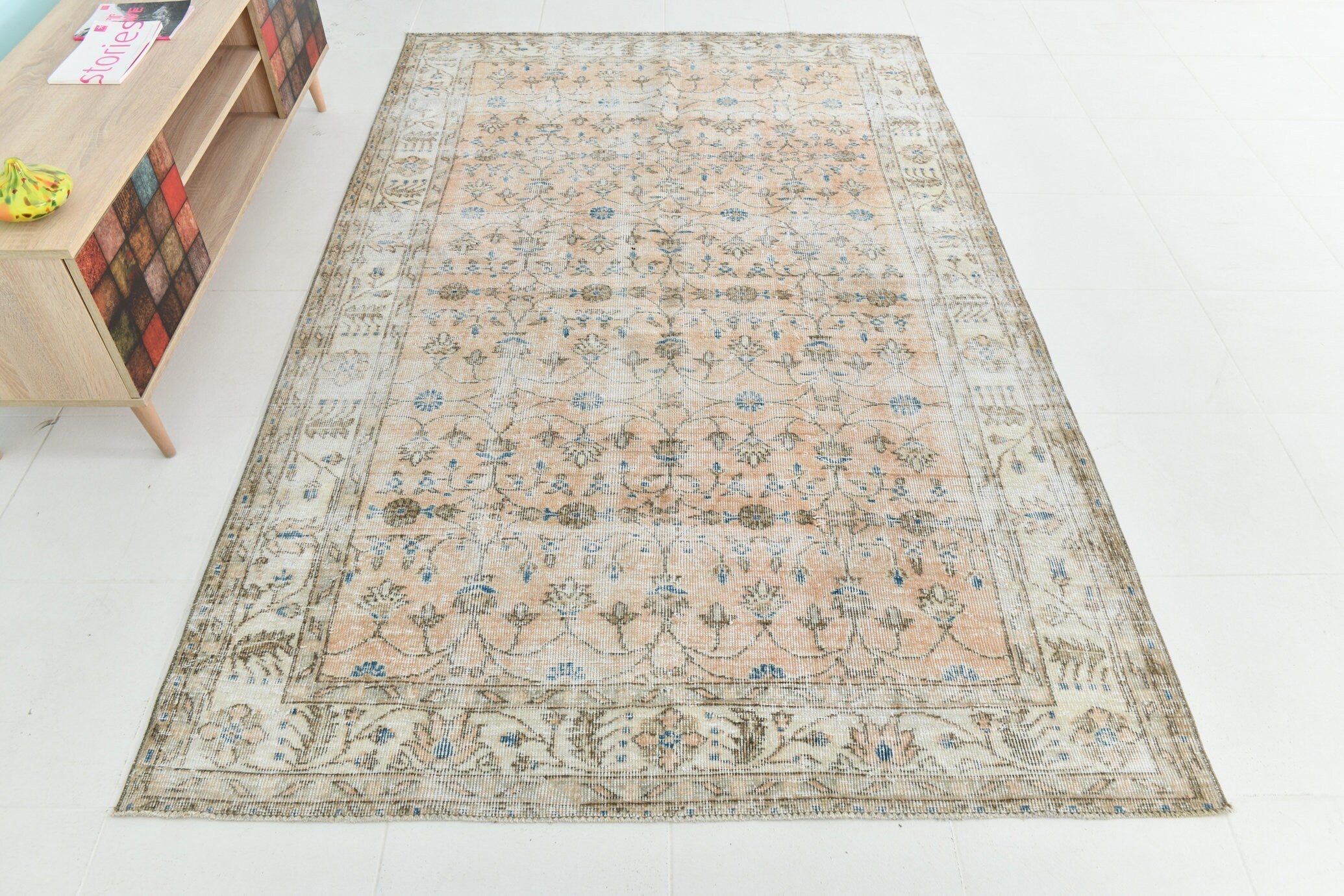 Turkish Vintage Rug 8’4’ x 5’3’