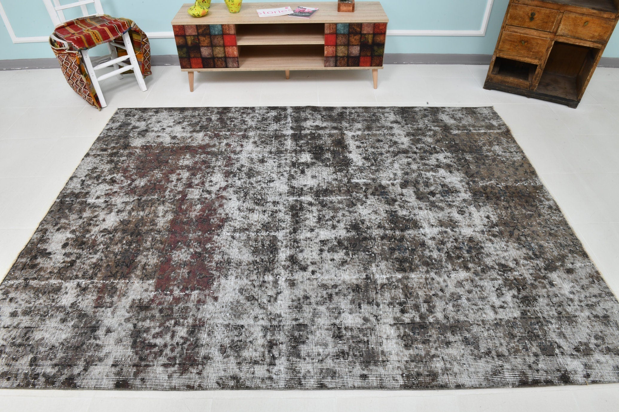 Turkish Vintage Rug 8’4’ x 6’4’