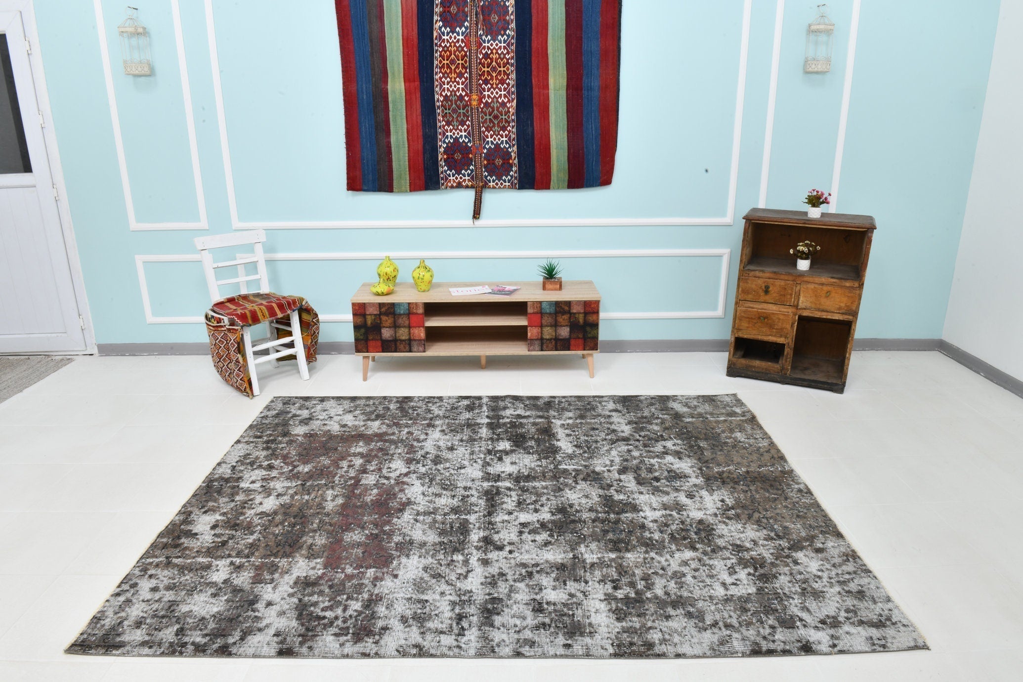 Turkish Vintage Rug 8’4’ x 6’4’