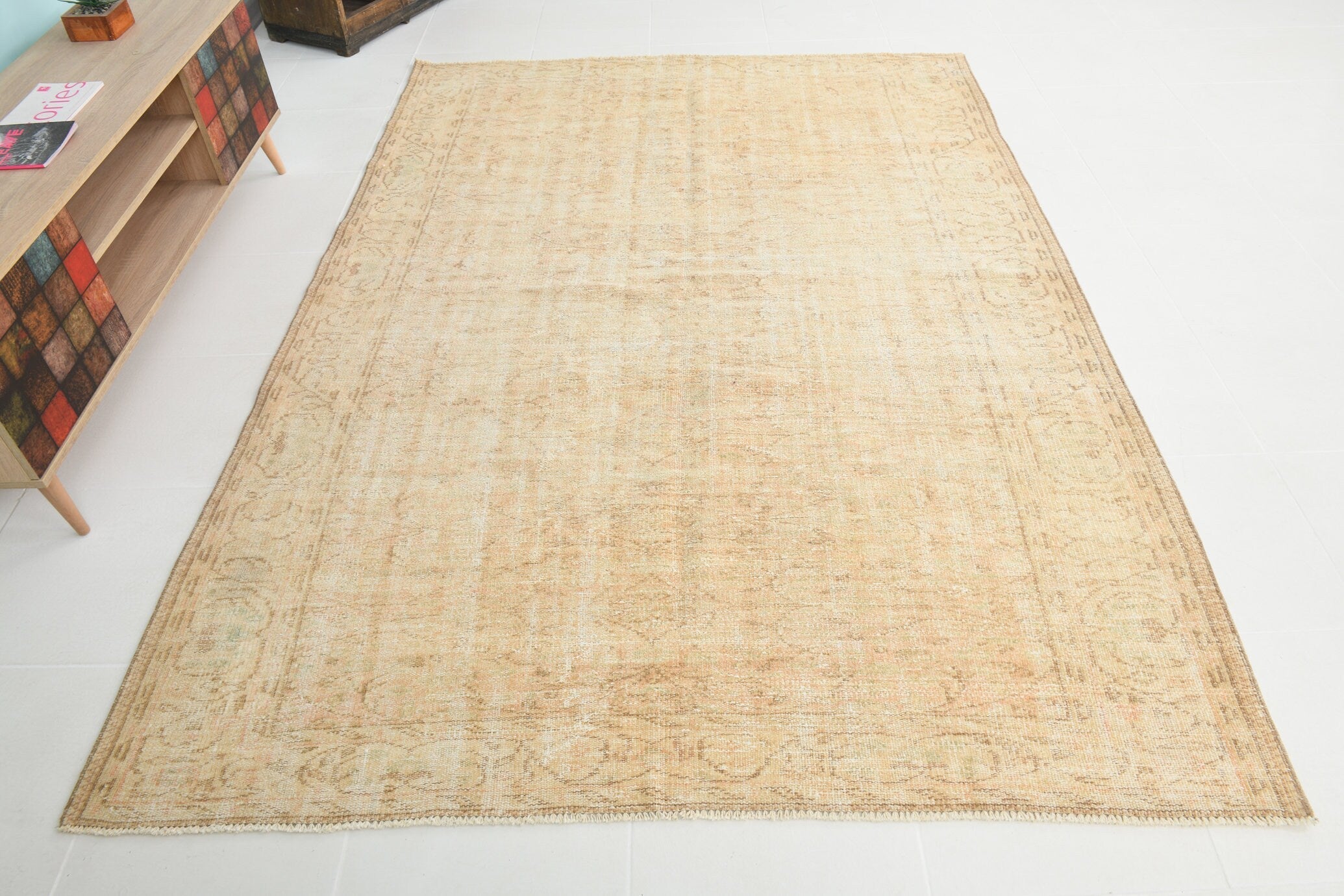Turkish Vintage Rug 8’6’ x 5’12’