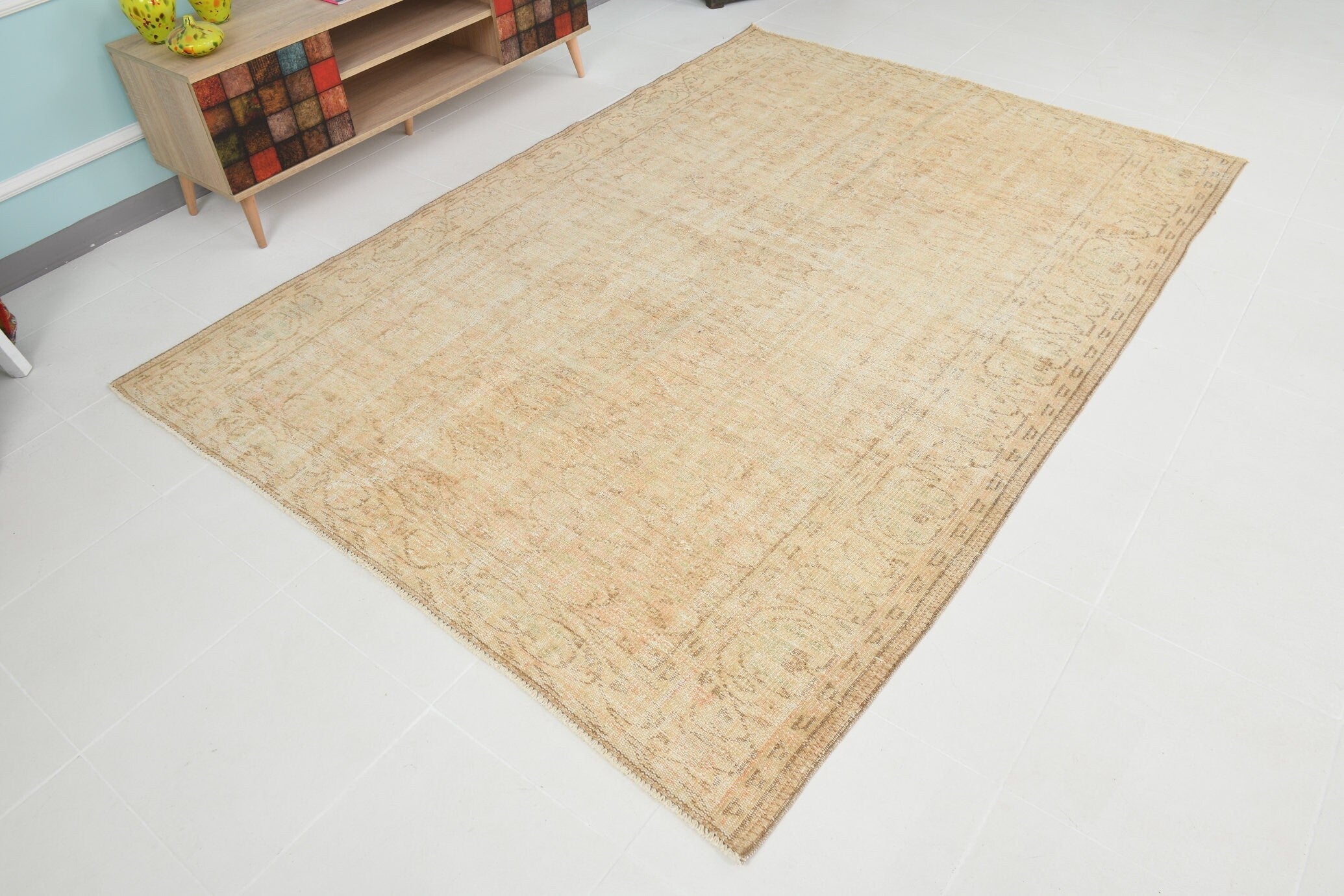 Turkish Vintage Rug 8’6’ x 5’12’