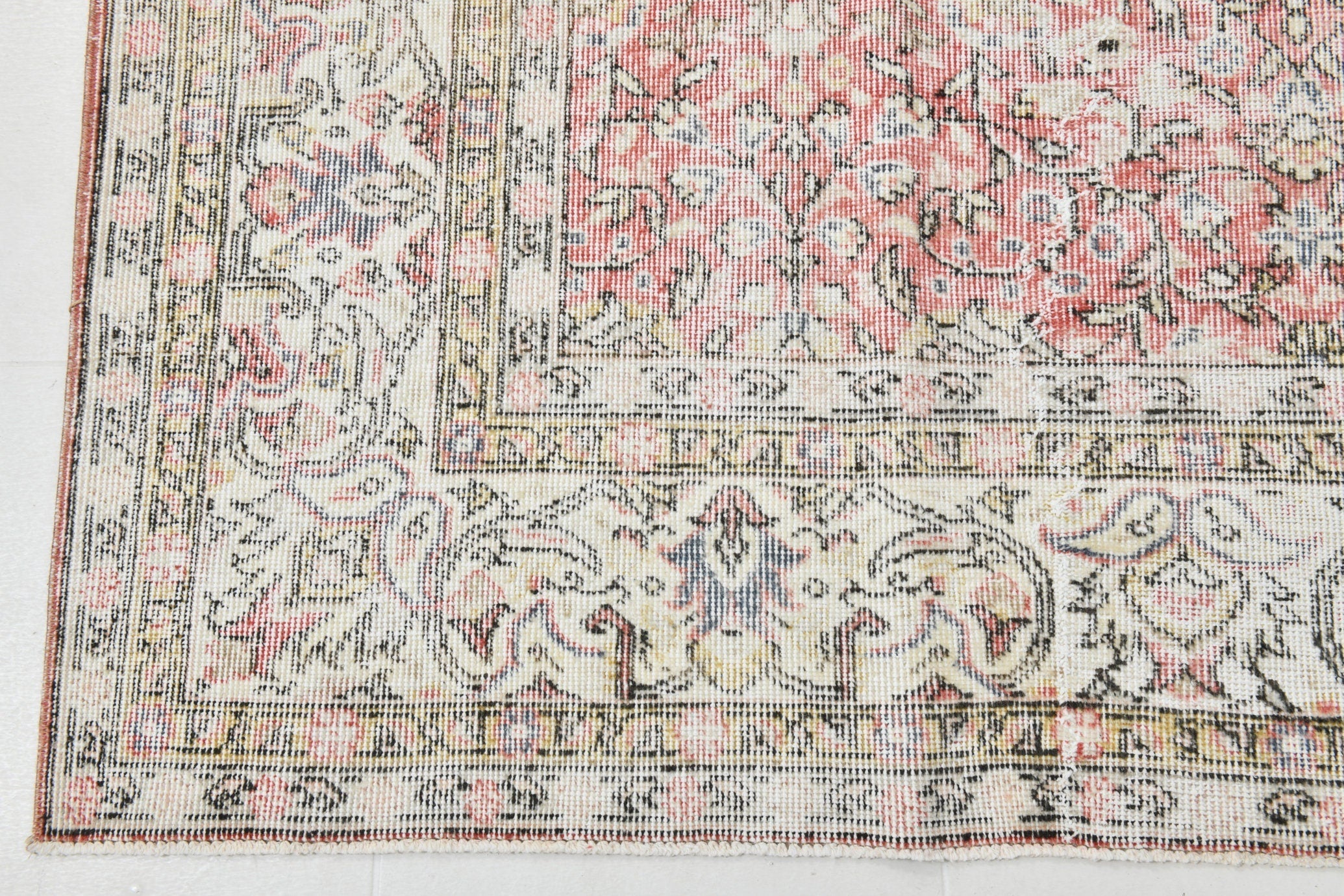 Turkish Vintage Rug  8'7" x 11'10" ft