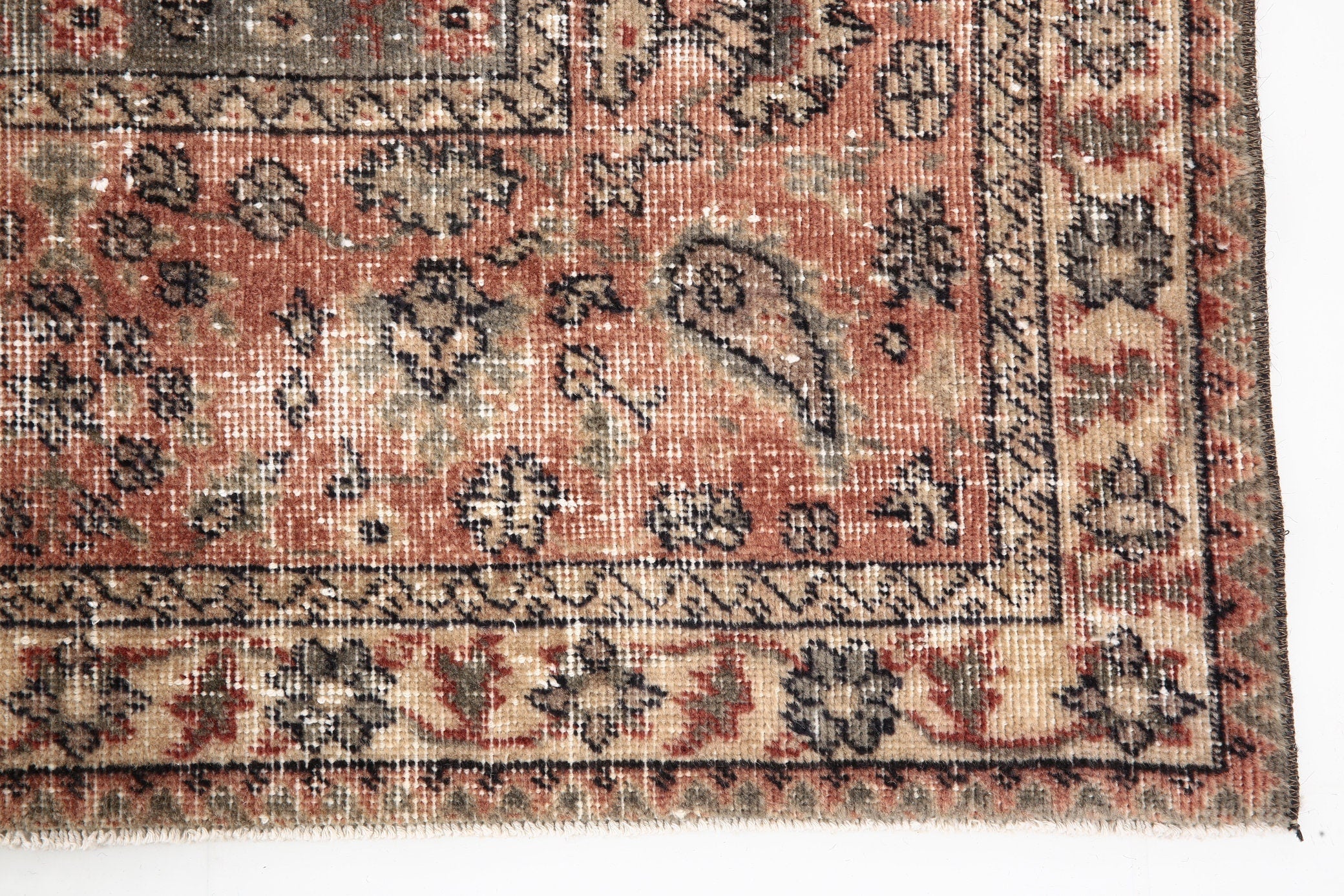Turkish Vintage Rug  8'7" x 12'1" ft