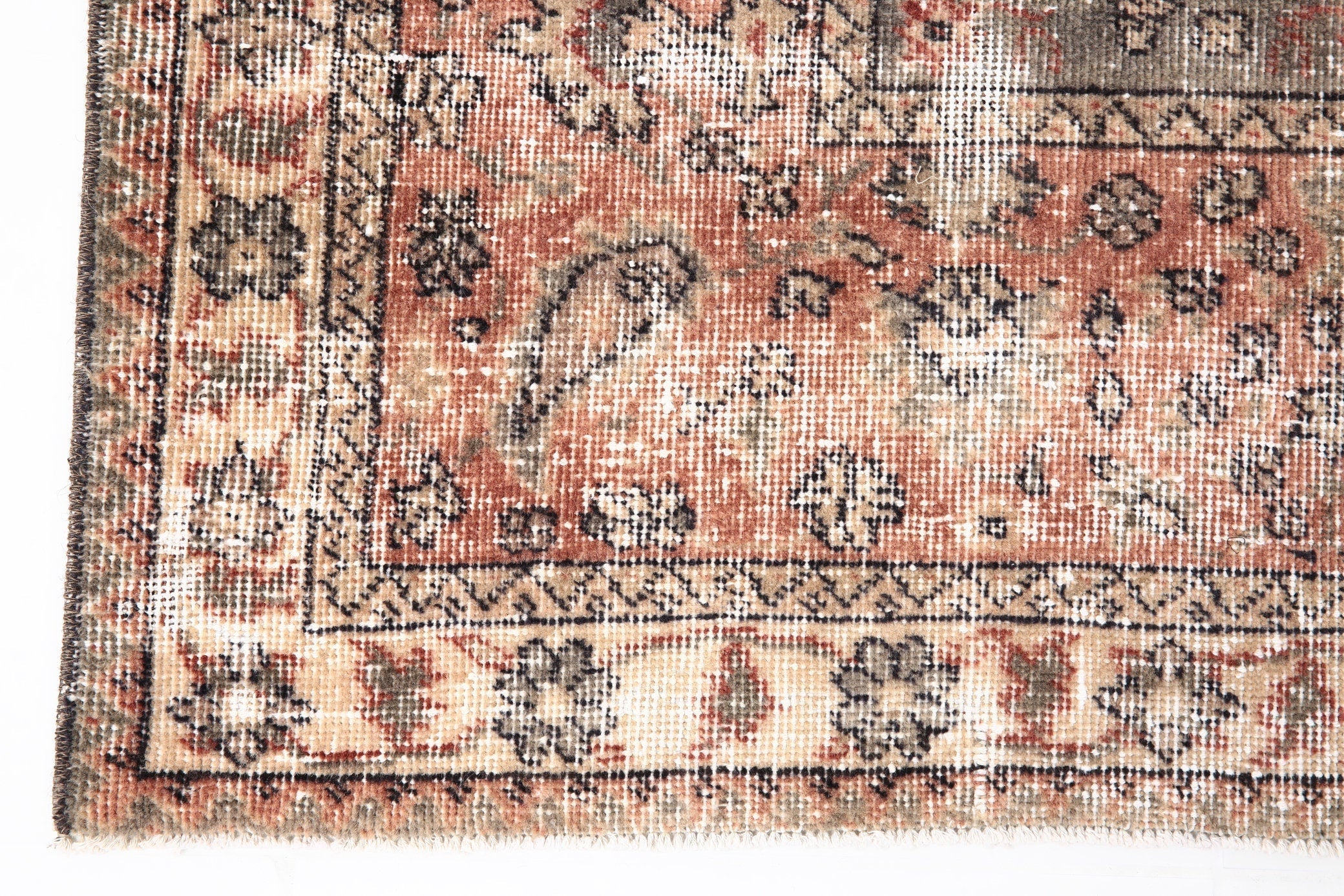 Turkish Vintage Rug  8'7" x 12'1" ft