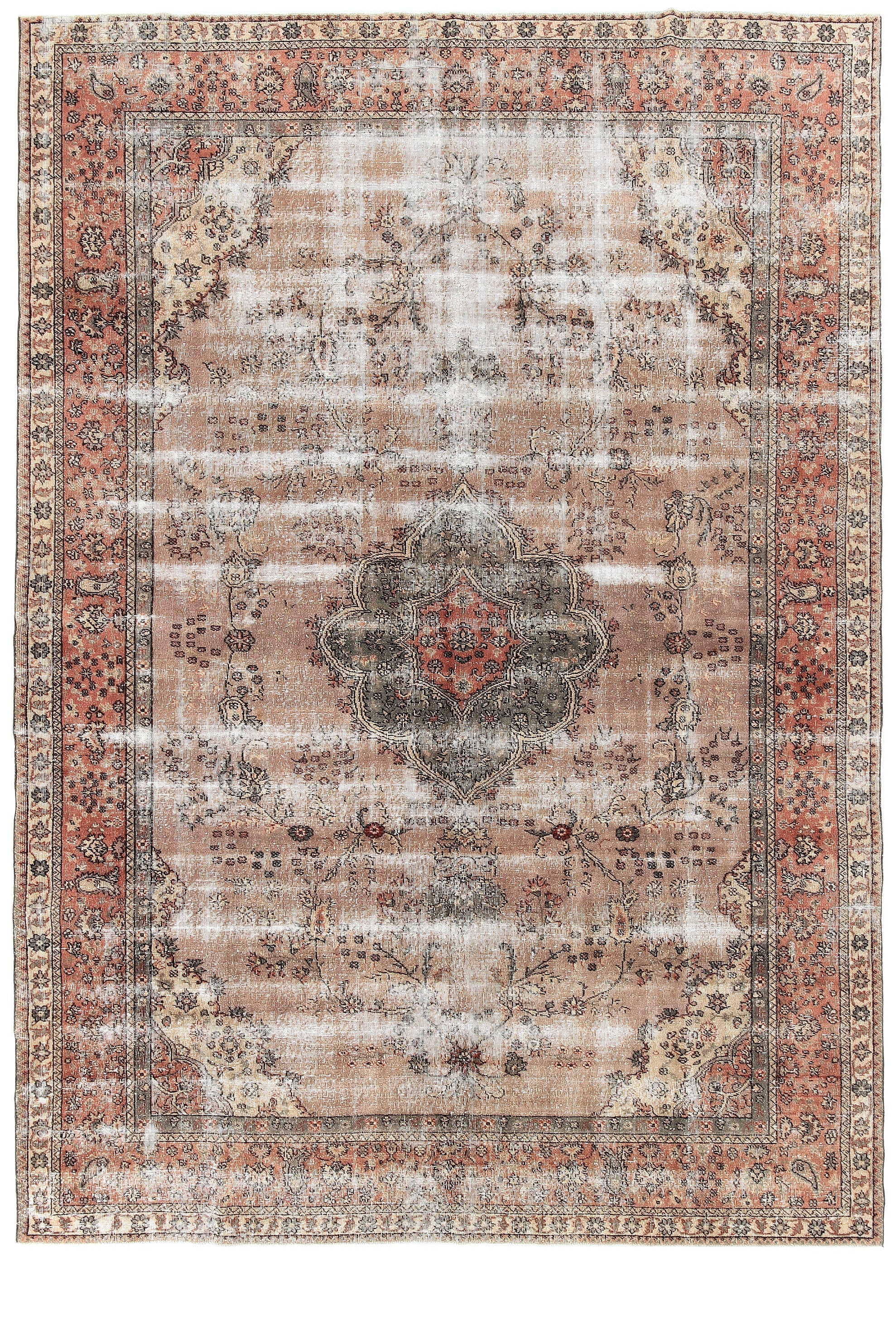 Turkish Vintage Rug  8'7" x 12'1" ft