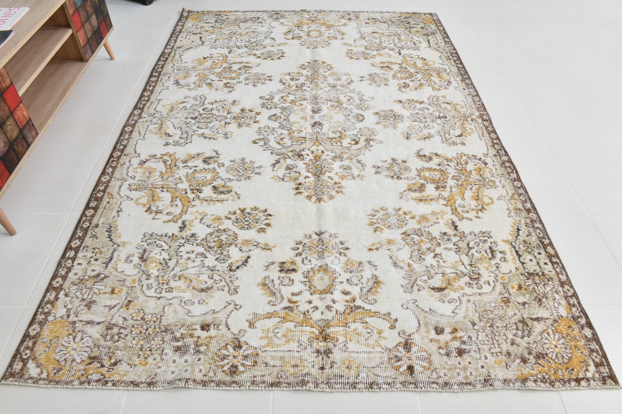 Turkish Vintage Rug 8’7’ x 5’9’