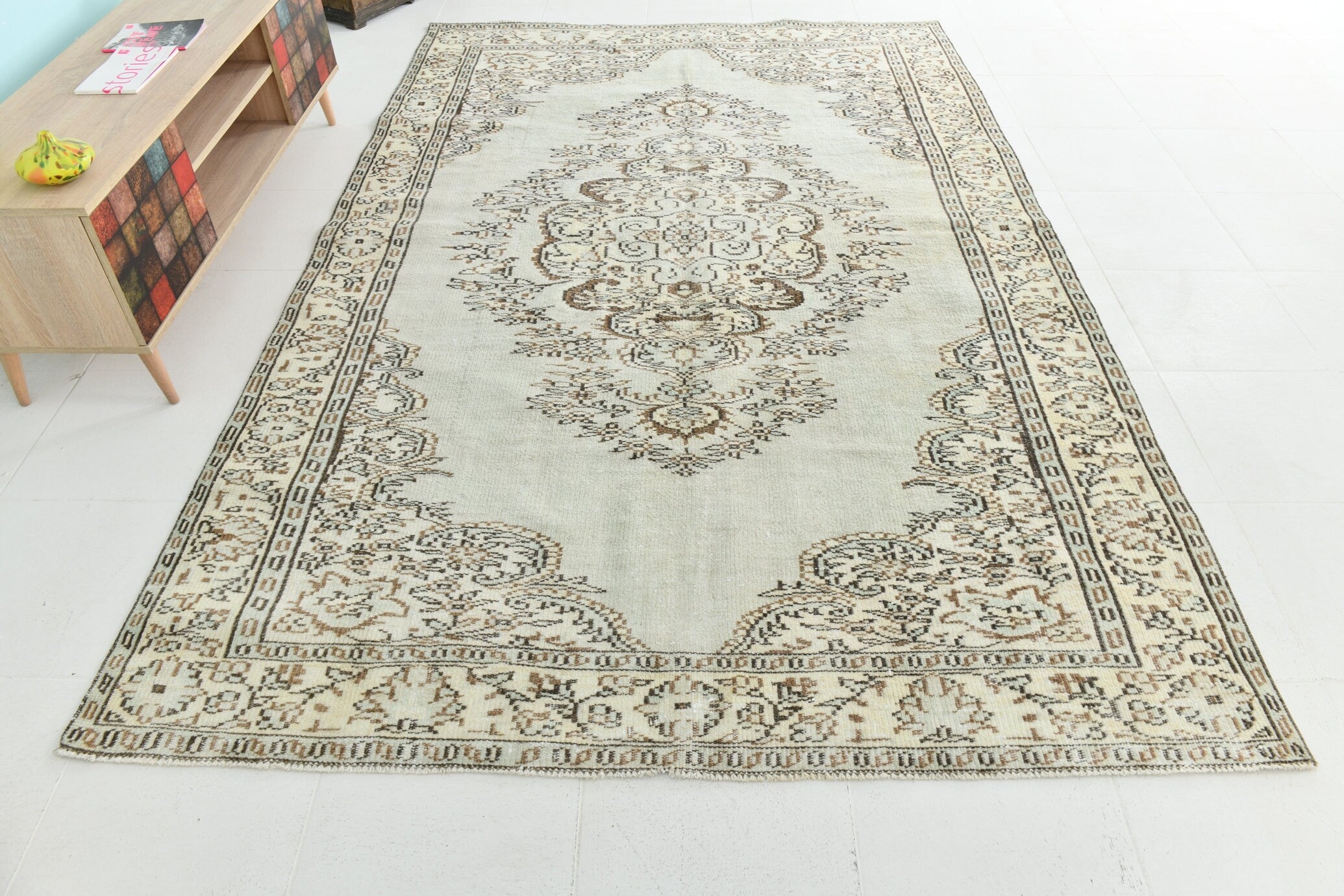 Turkish Vintage Rug 9’10’ x 6’5’