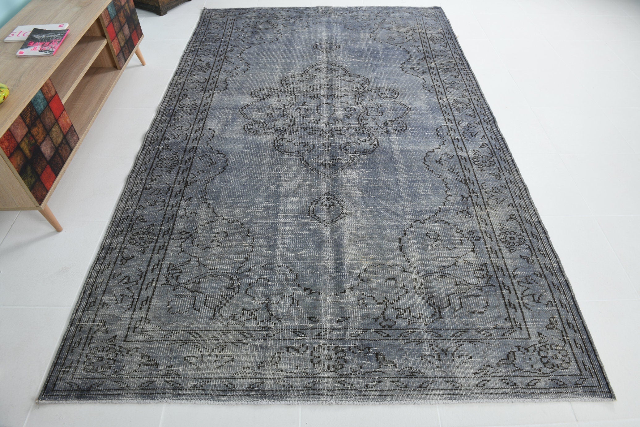 Turkish Vintage Rug 9’4’ x 5’10’