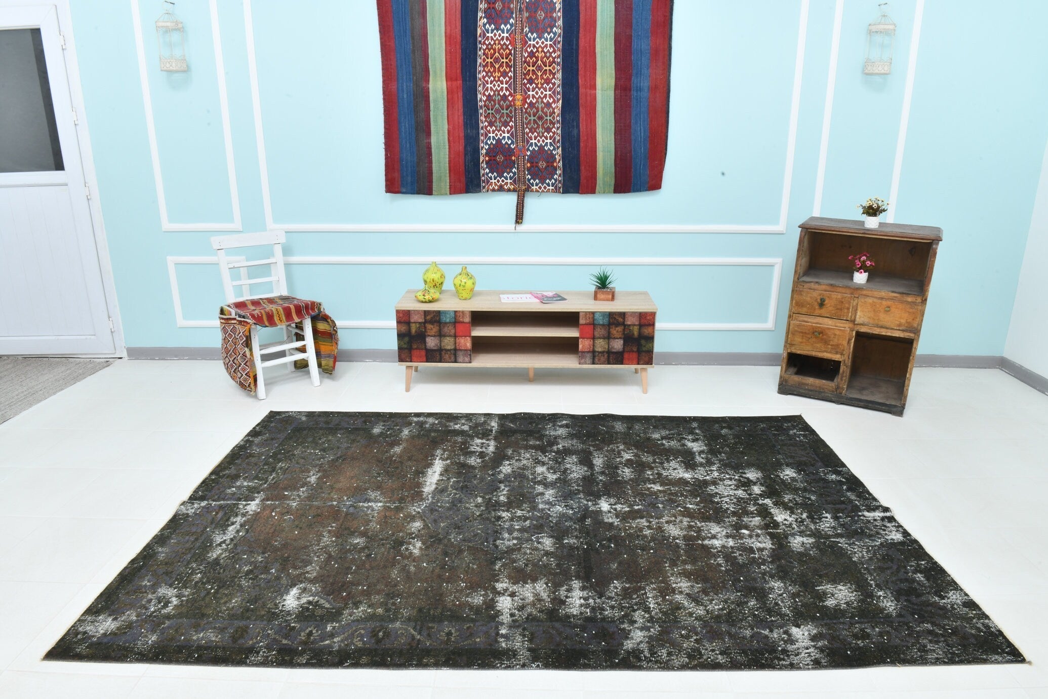 Turkish Vintage Rug 9’4’ x 5’12’