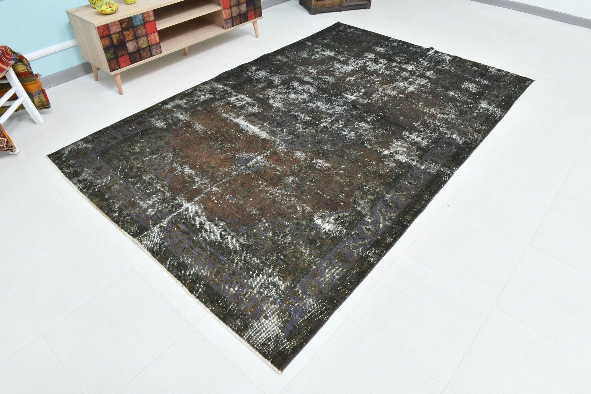 Turkish Vintage Rug 9’4’ x 5’12’