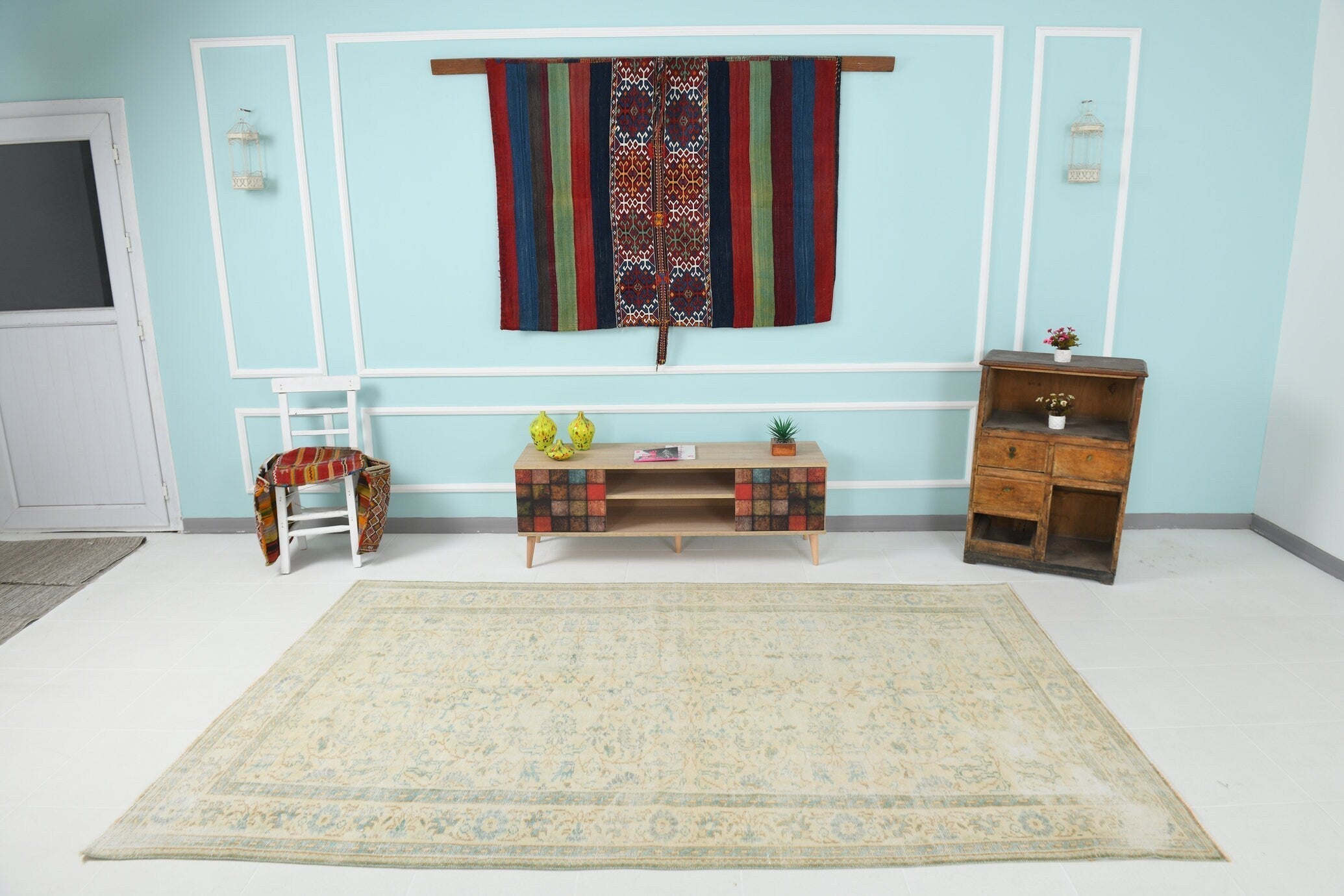 Turkish Vintage Rug 9’5’ x 6’0’