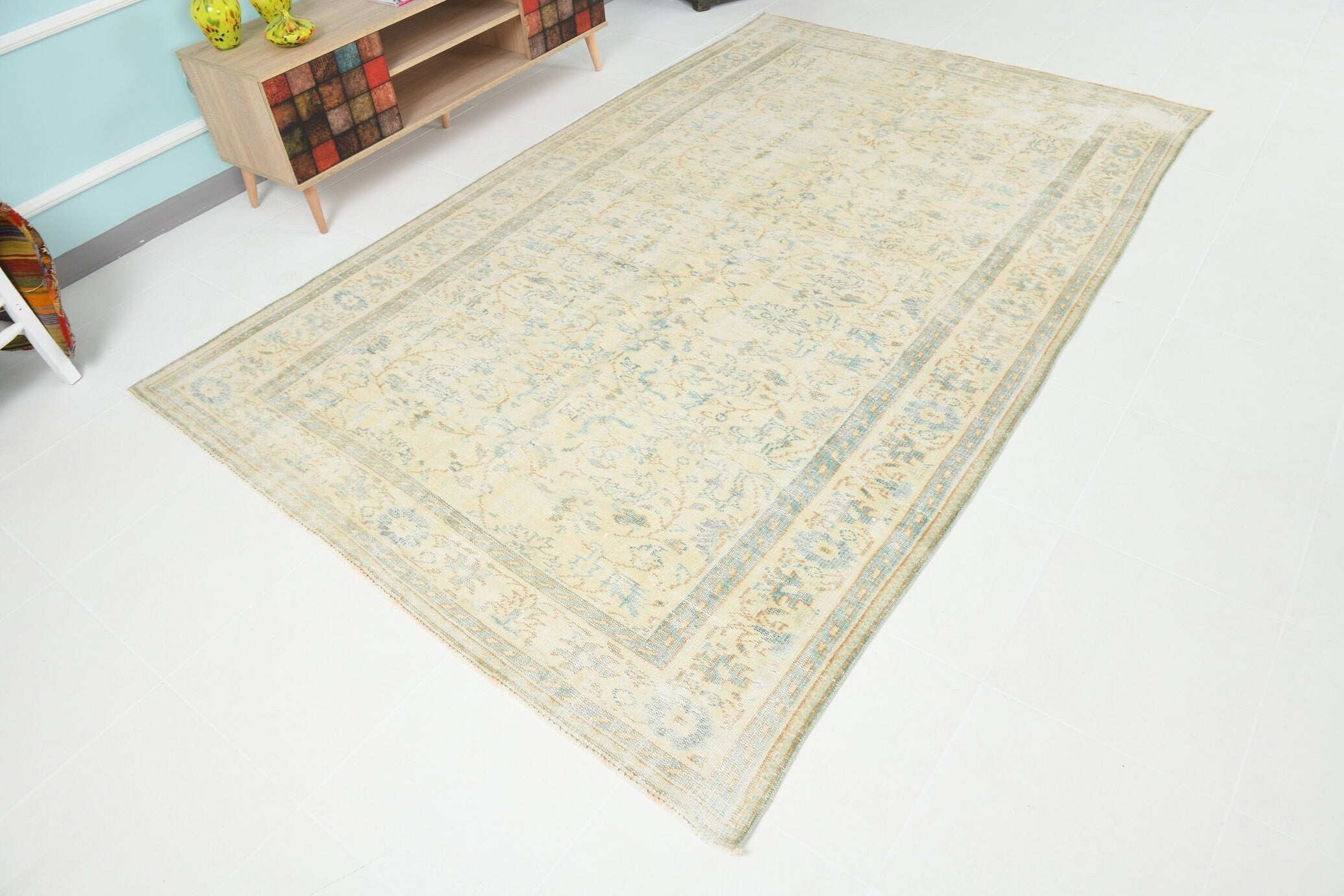 Turkish Vintage Rug 9’5’ x 6’0’