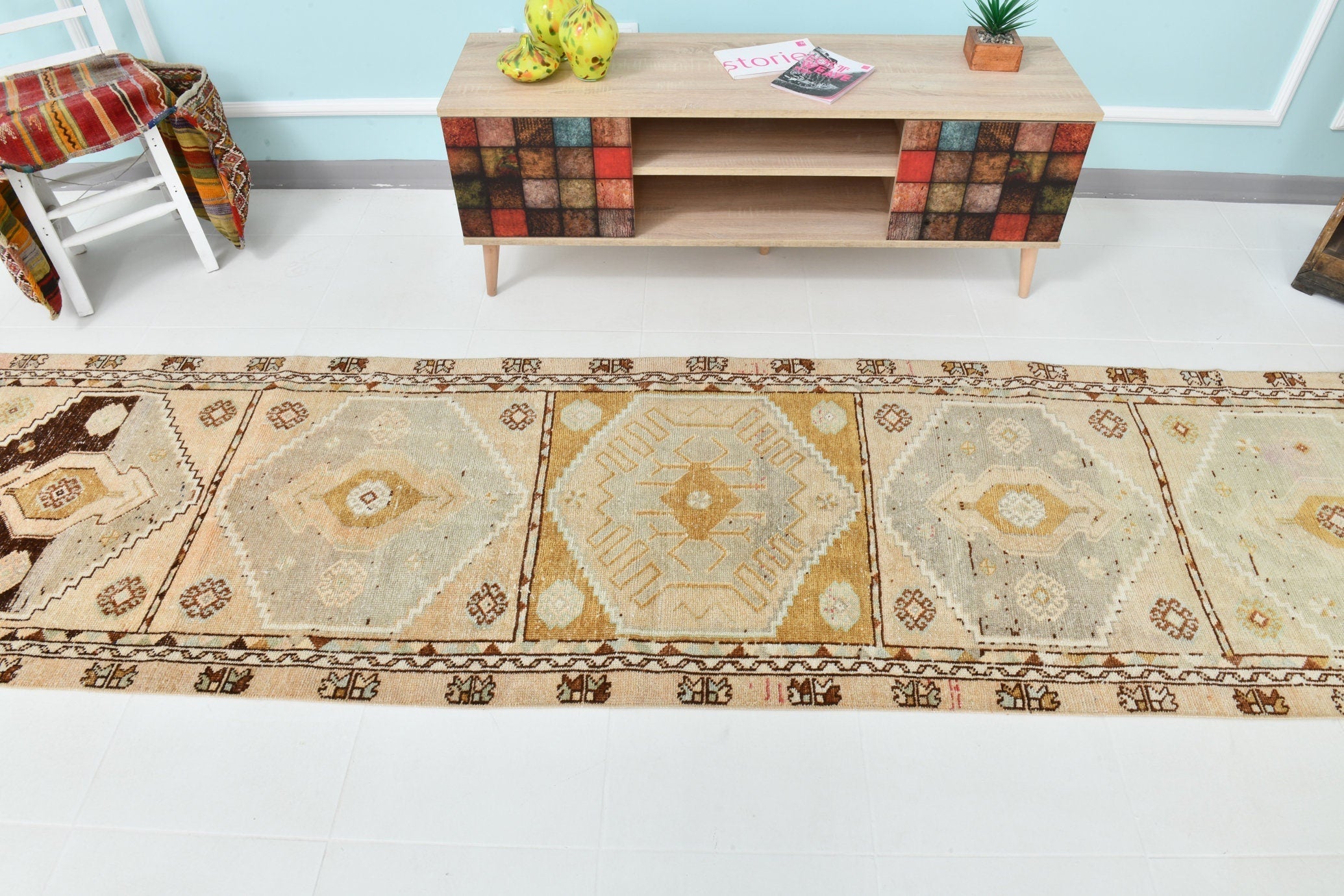 Turkish Vintage Rug 9’5’ x 6’1’