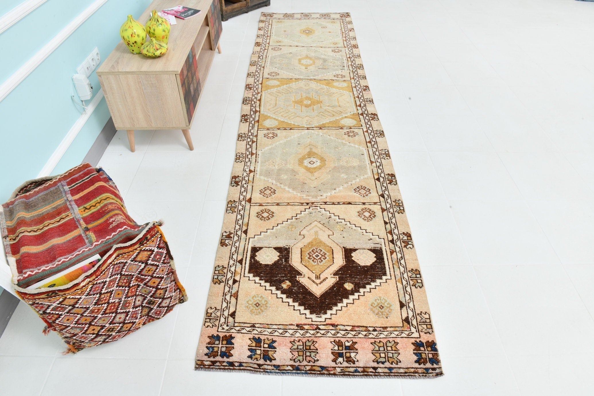 Turkish Vintage Rug 9’5’ x 6’1’