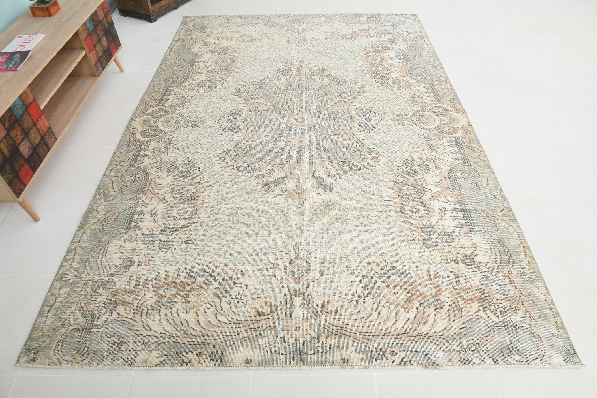 Turkish Vintage Rug 9’5’ x 6’5’