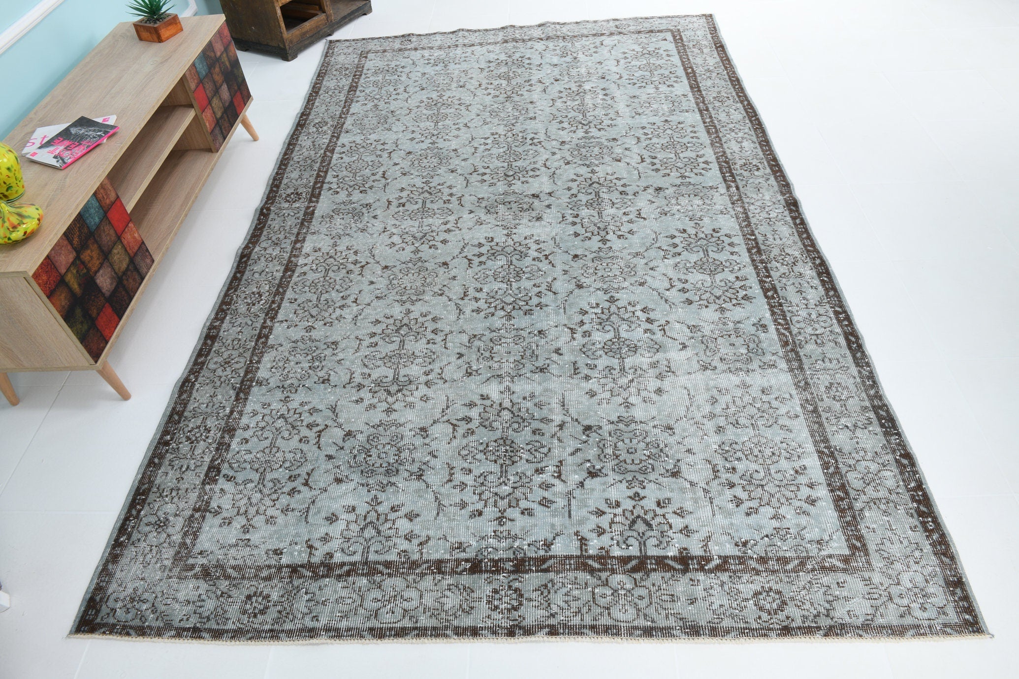 Turkish Vintage Rug 9’7’ x 6’2’
