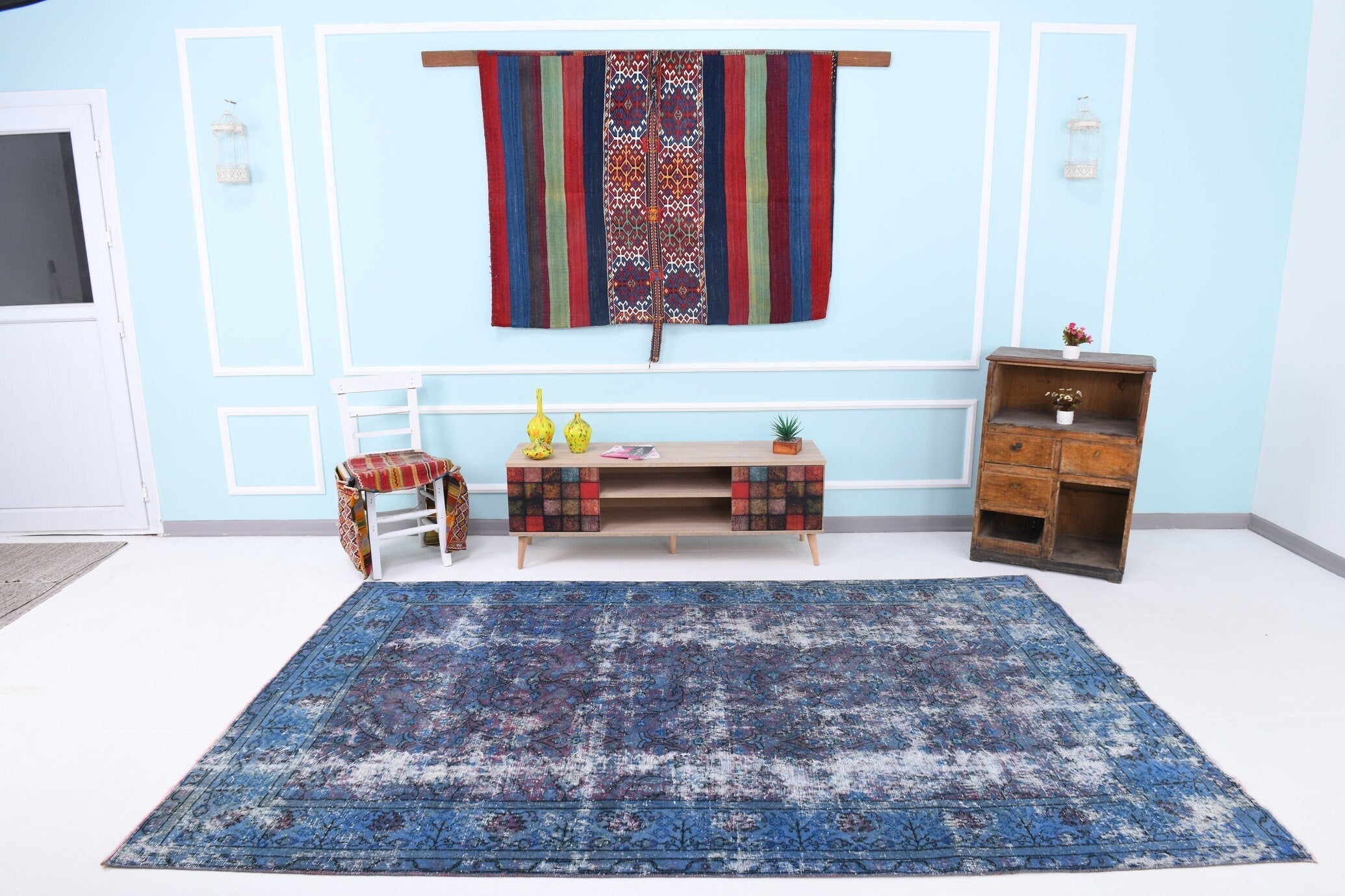 Turkish Vintage Rug 9’7’ x 6’2’
