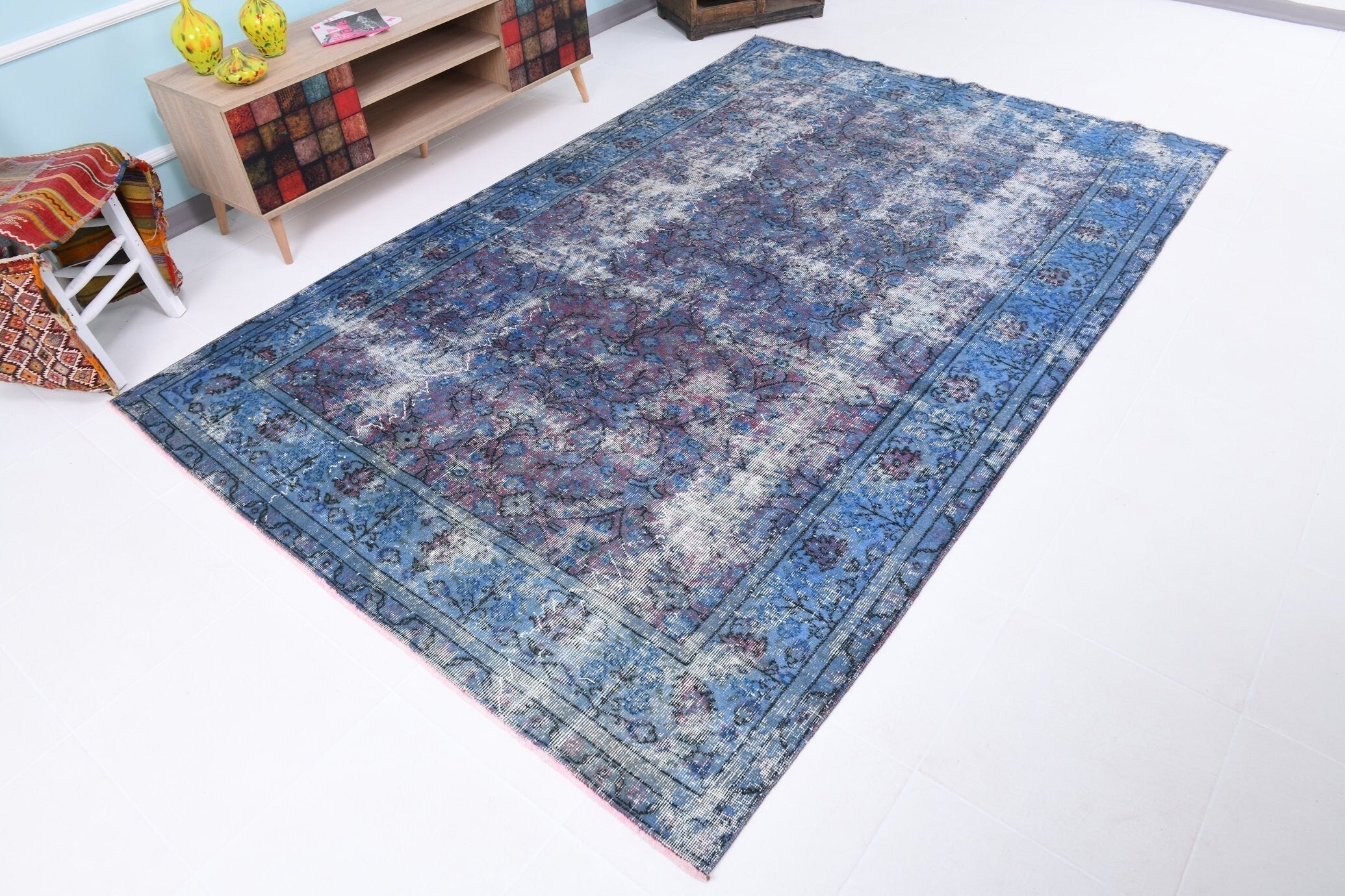 Turkish Vintage Rug 9’7’ x 6’2’