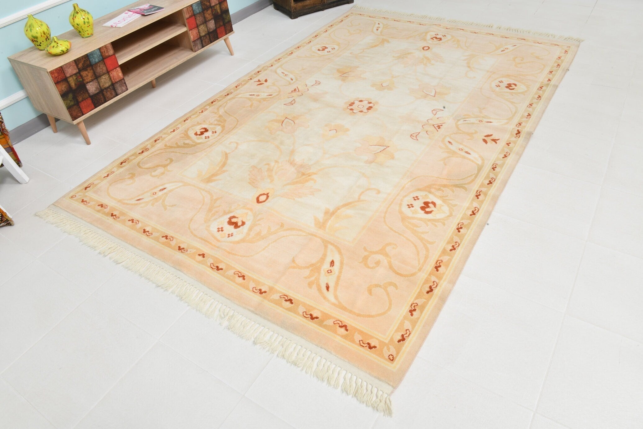 Turkish Vintage Rug 9’7’ x 6’4’