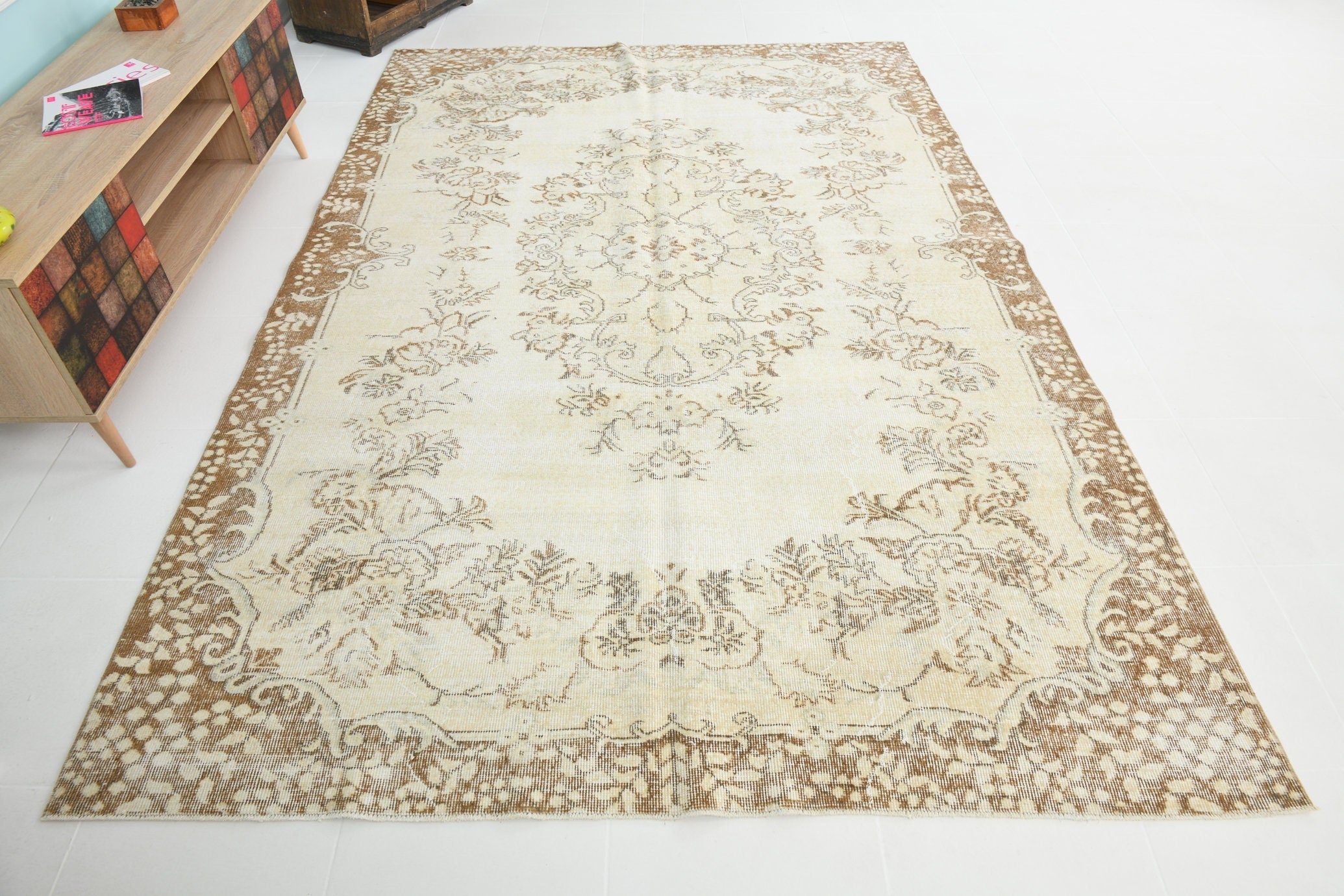 Turkish Vintage Rug 9’7’ x 6’5’