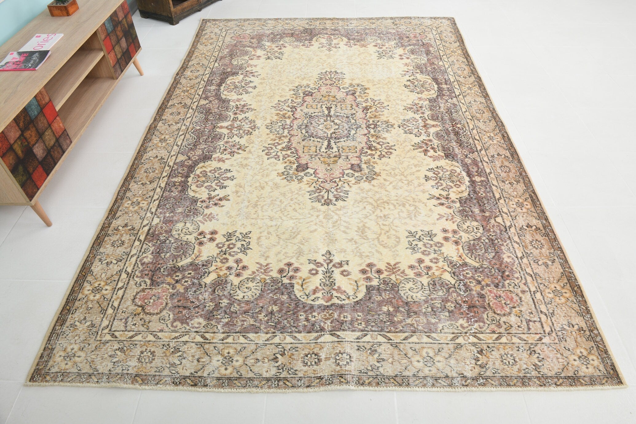 Turkish Vintage Rug 9’7’ x 6’6’