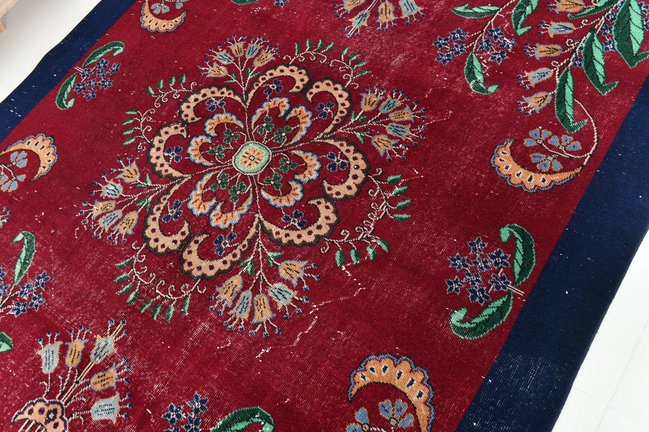 Turkish Vintage Rug 9’8’ x 6’5’